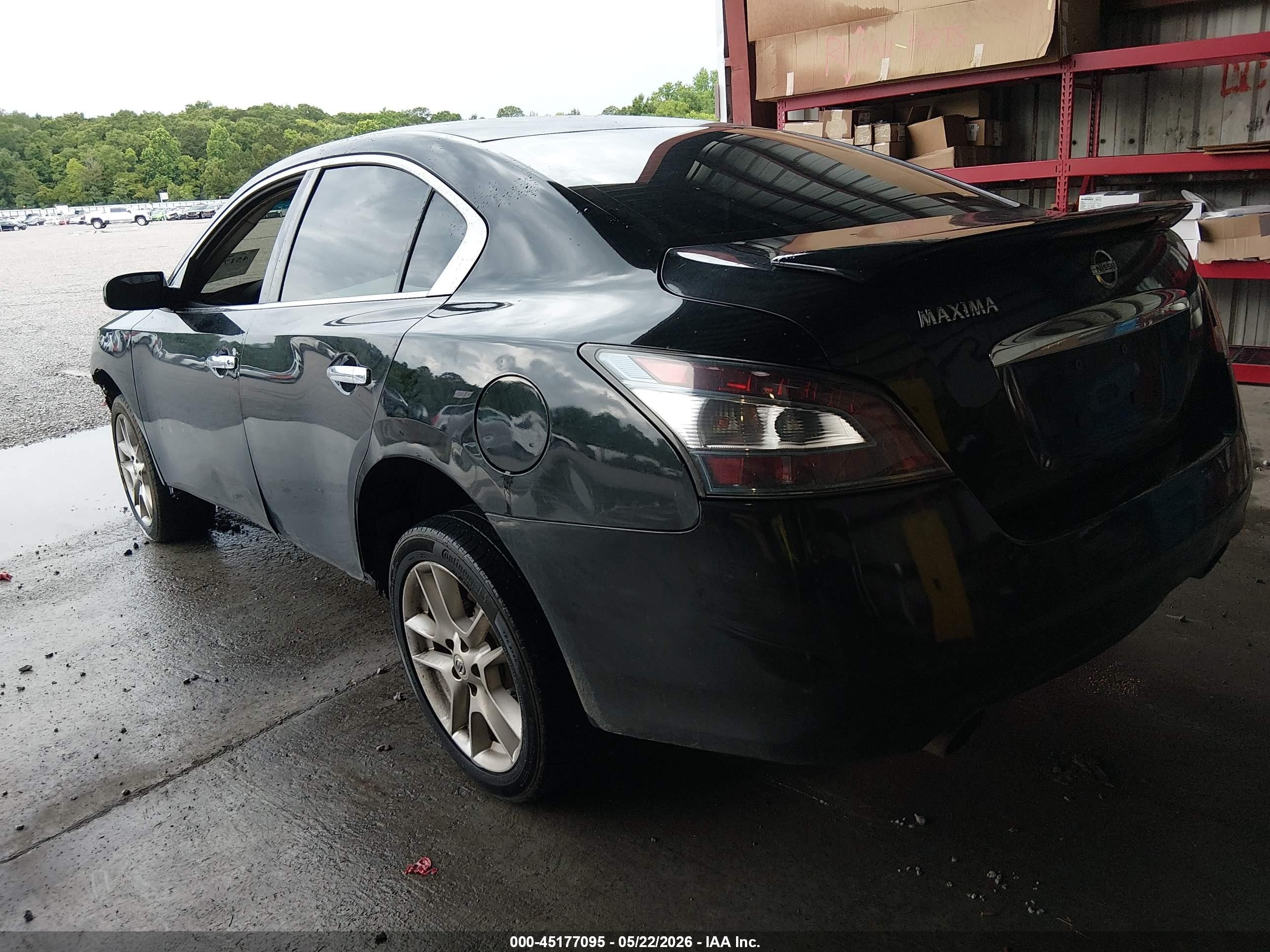 2014 Nissan Maxima 3.5 S/3.5 Sv Black vin: 1N4AA5AP9EC460845