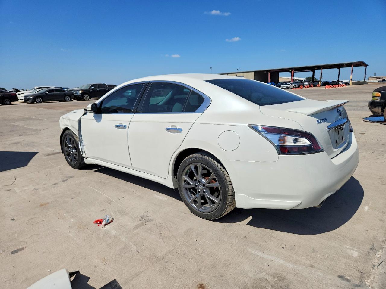 2014 Nissan Maxima 3.5 S White vin: 1N4AA5AP9EC463194