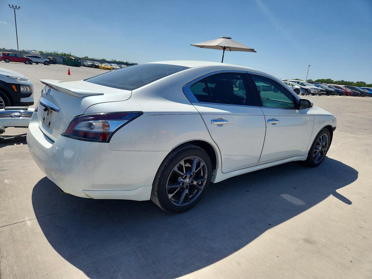 2014 Nissan Maxima 3.5 S White vin: 1N4AA5AP9EC463194