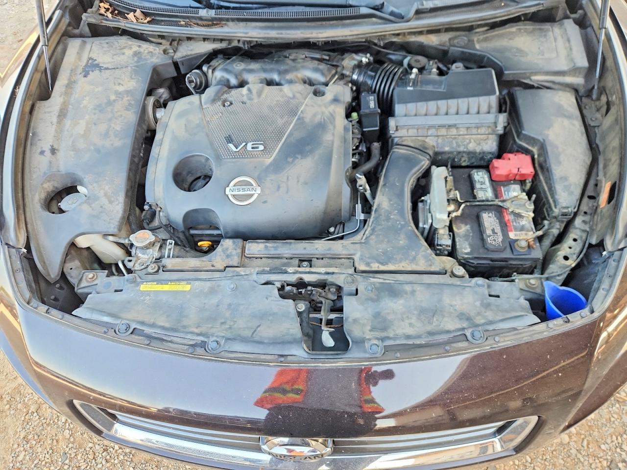 2014 Nissan Maxima 3.5 Sv Maroon vin: 1N4AA5AP9EC466385