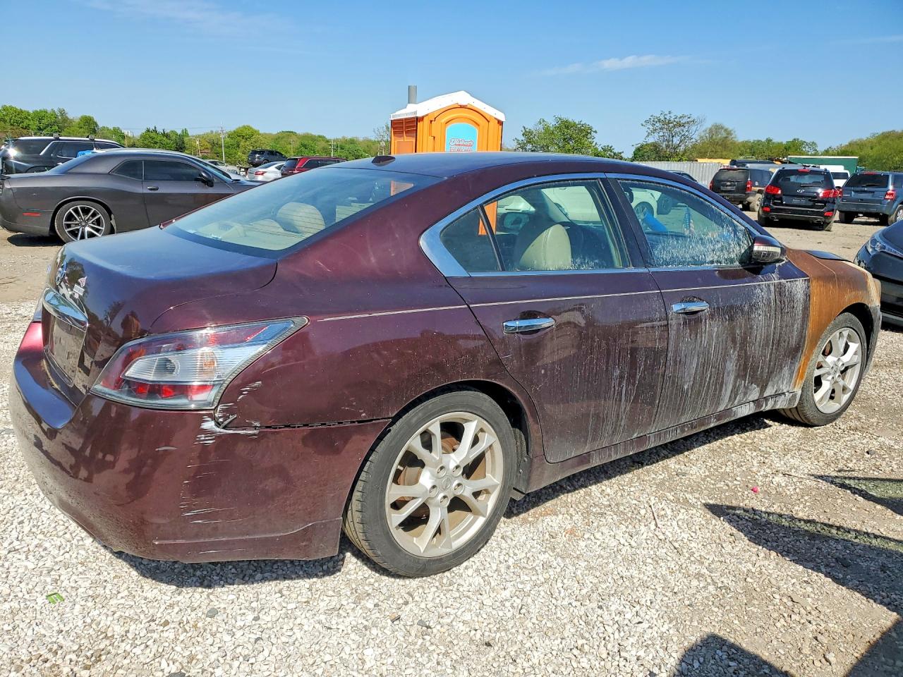 2014 Nissan Maxima 3.5 S Maroon vin: 1N4AA5AP9EC467603