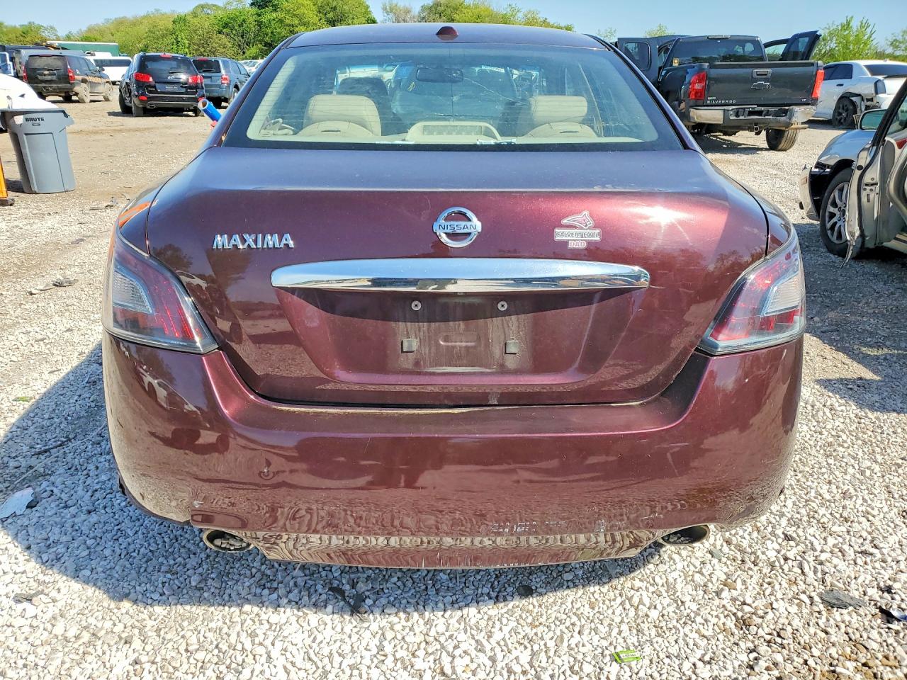 2014 Nissan Maxima 3.5 S Maroon vin: 1N4AA5AP9EC467603