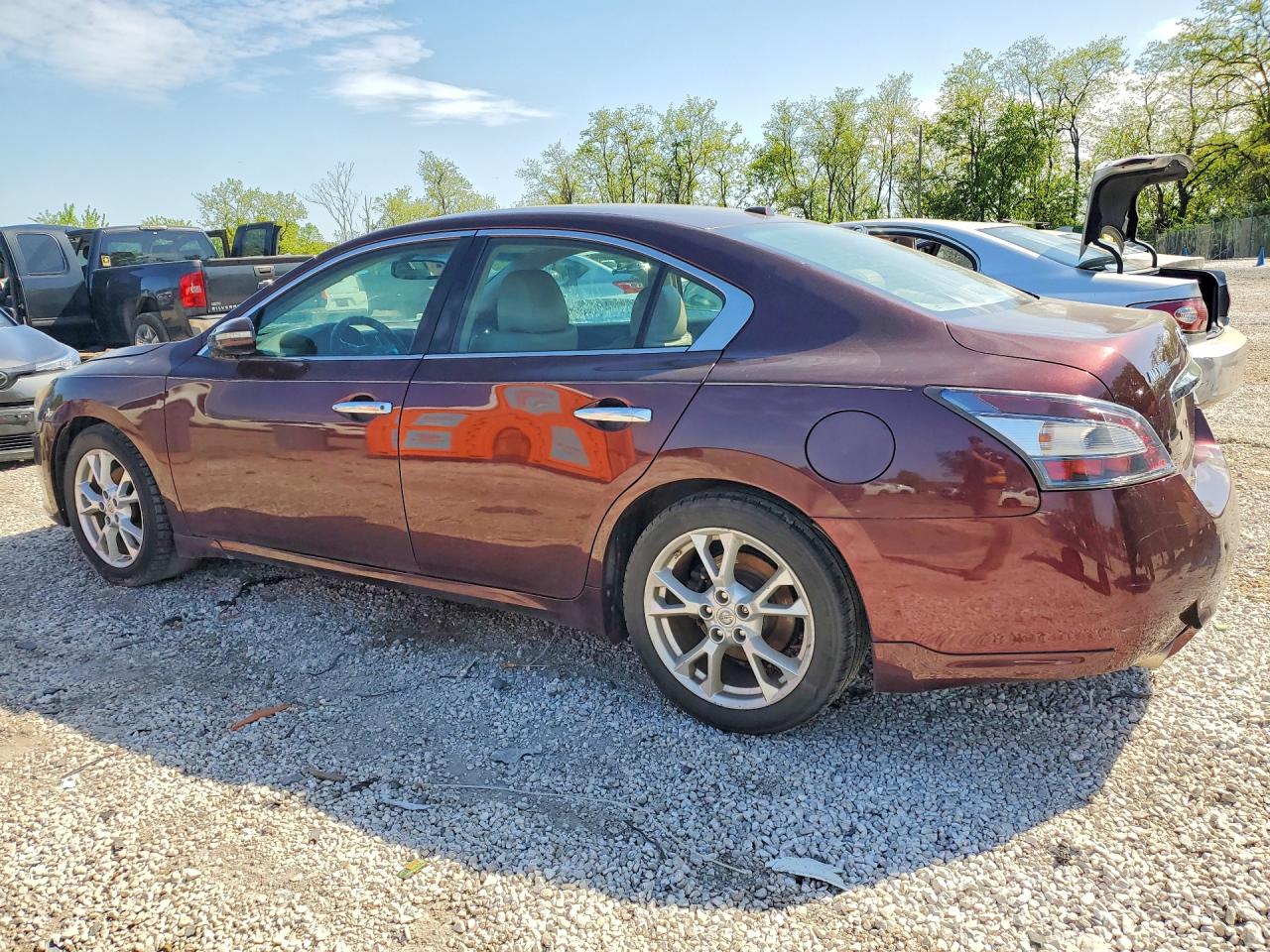 2014 Nissan Maxima 3.5 S Maroon vin: 1N4AA5AP9EC467603