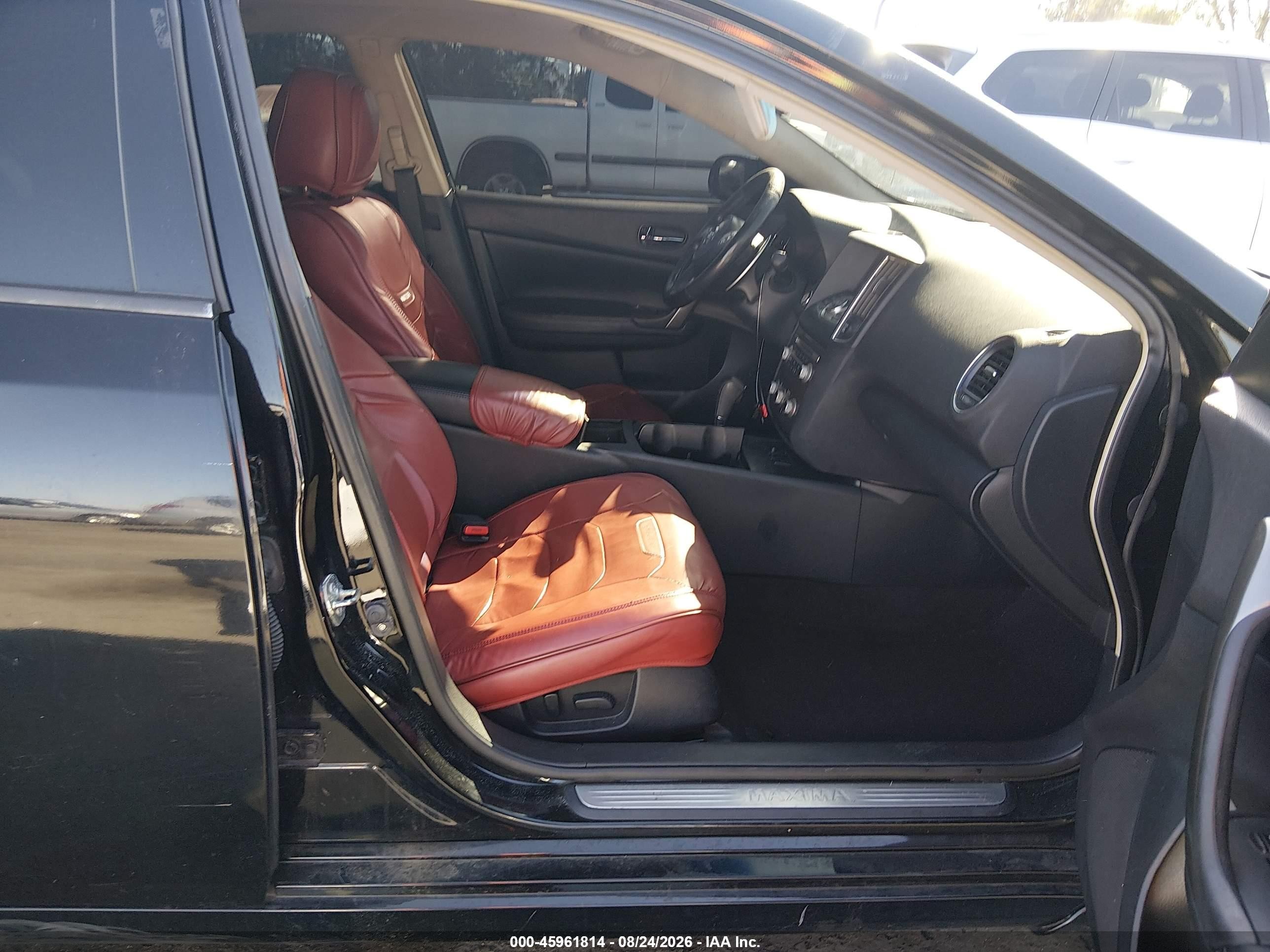 2014 Nissan Maxima 3.5 Sv Black vin: 1N4AA5AP9EC469528