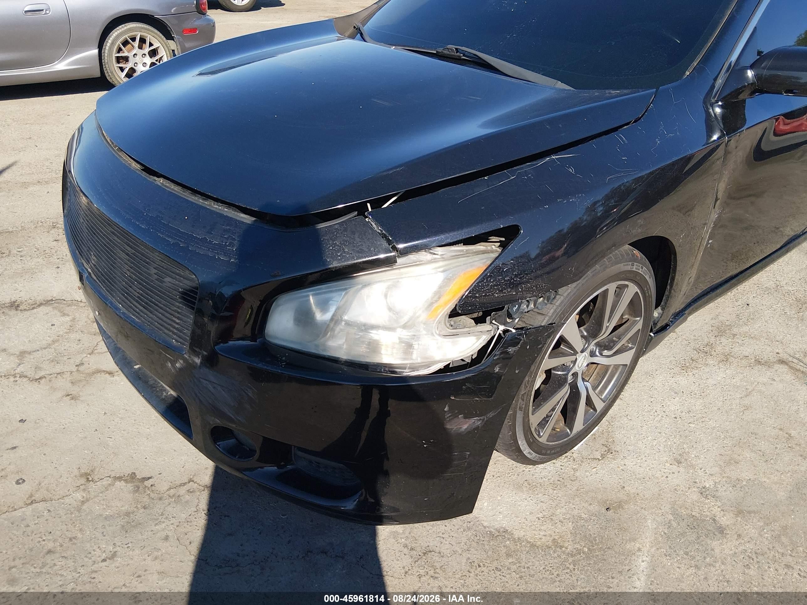 2014 Nissan Maxima 3.5 Sv Black vin: 1N4AA5AP9EC469528