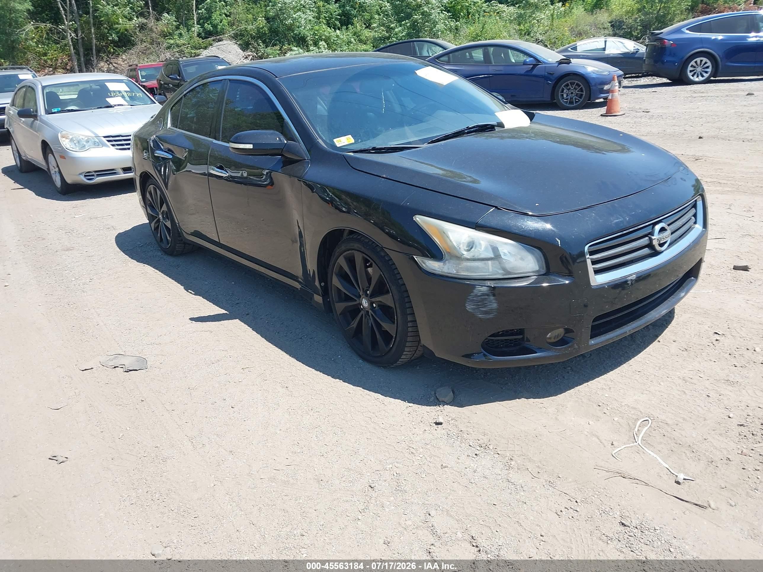 2014 Nissan Maxima 3.5 Sv Black vin: 1N4AA5AP9EC469819