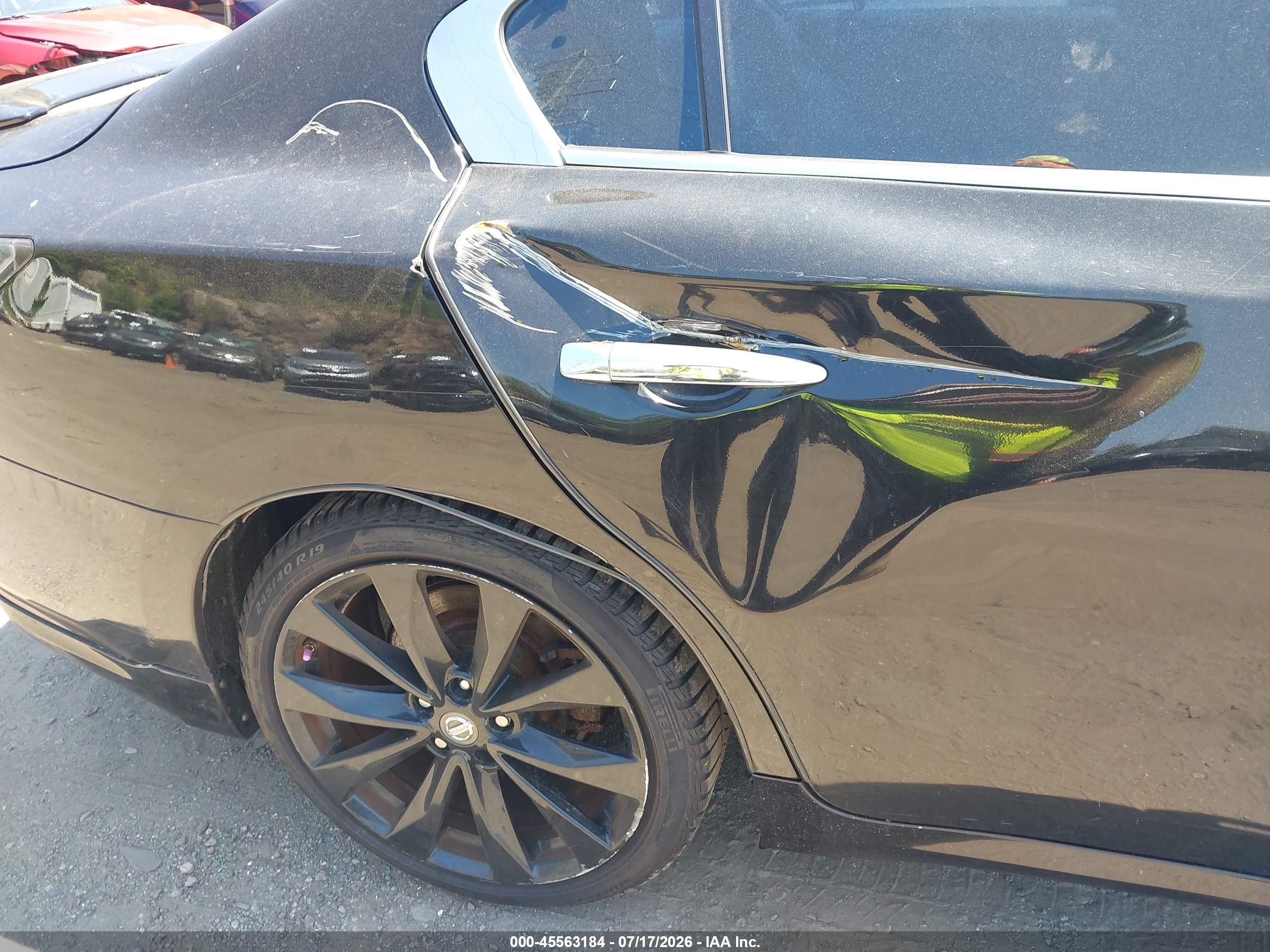2014 Nissan Maxima 3.5 Sv Black vin: 1N4AA5AP9EC469819