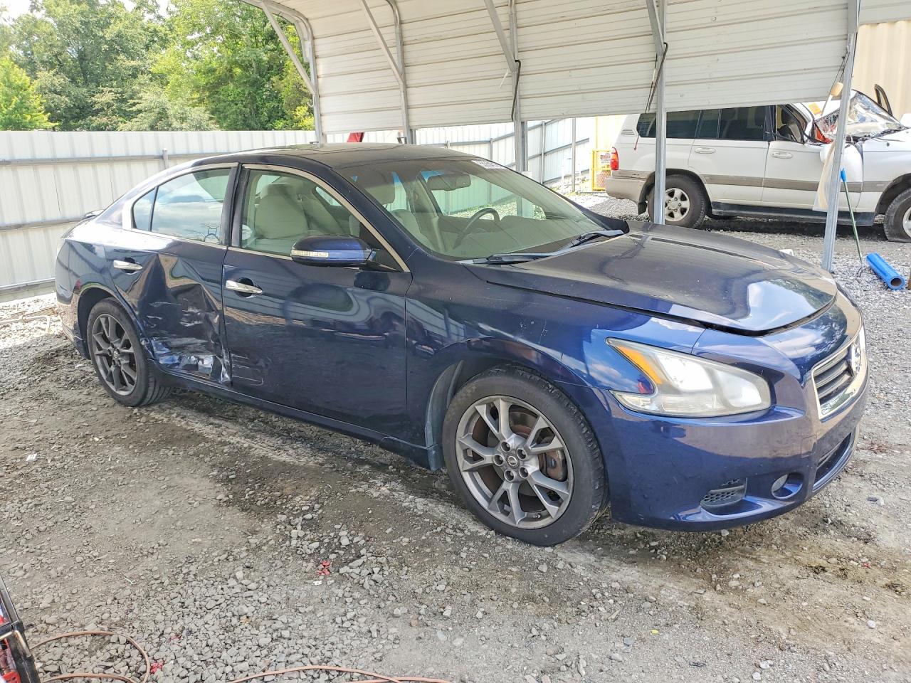 2014 Nissan Maxima 3.5 S Blue vin: 1N4AA5AP9EC473689