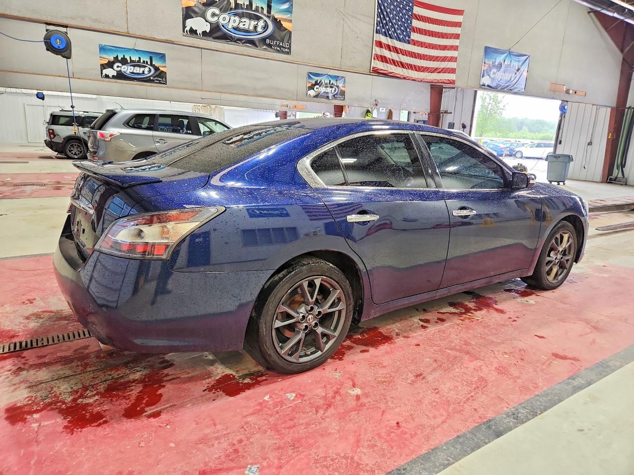 2014 Nissan Maxima 3.5 S Blue vin: 1N4AA5AP9EC475670