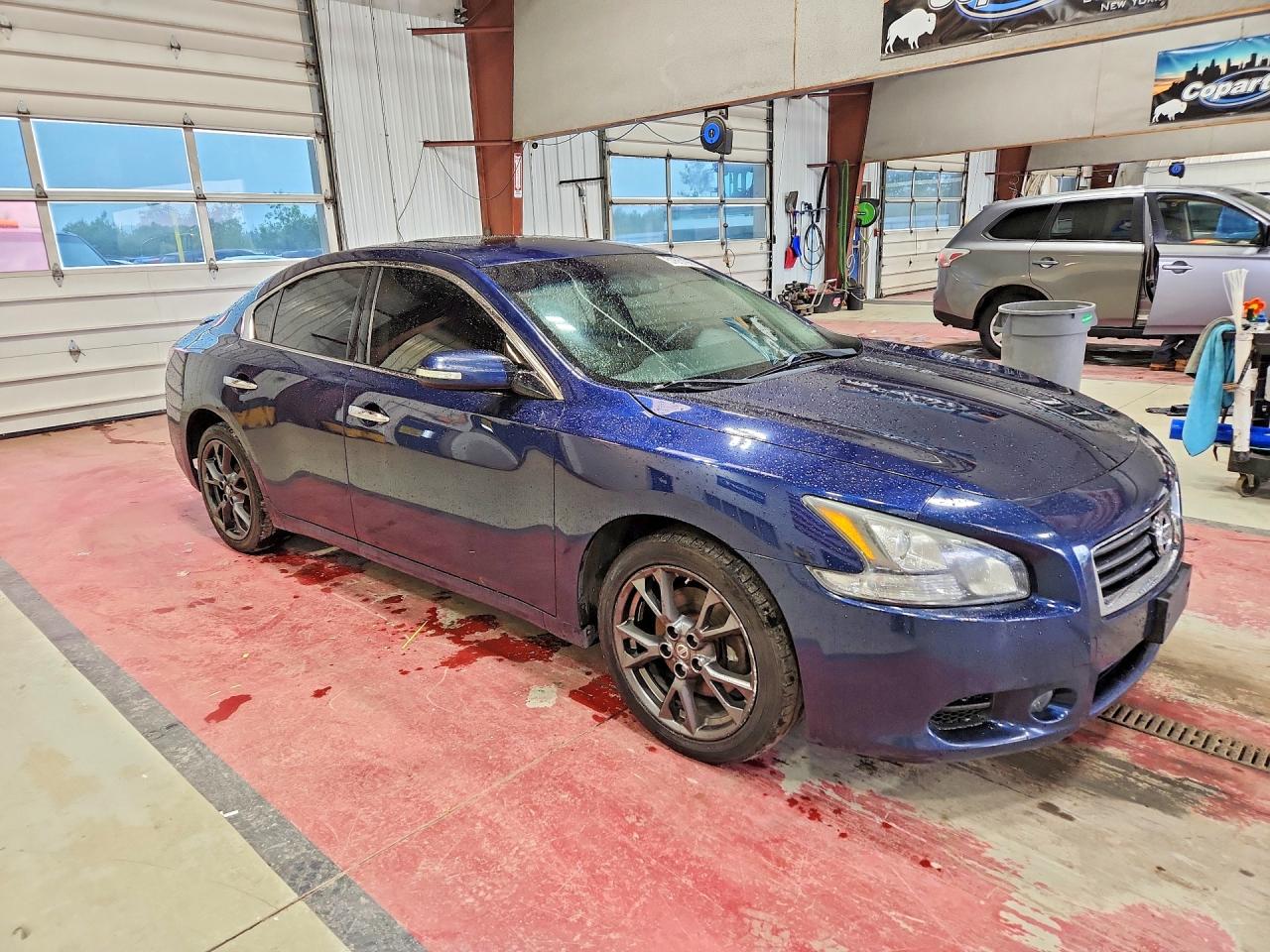 2014 Nissan Maxima 3.5 S Blue vin: 1N4AA5AP9EC475670