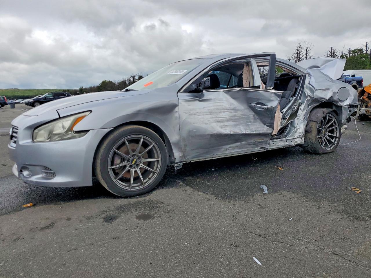 2014 Nissan Maxima 3.5 S Silver vin: 1N4AA5AP9EC478228