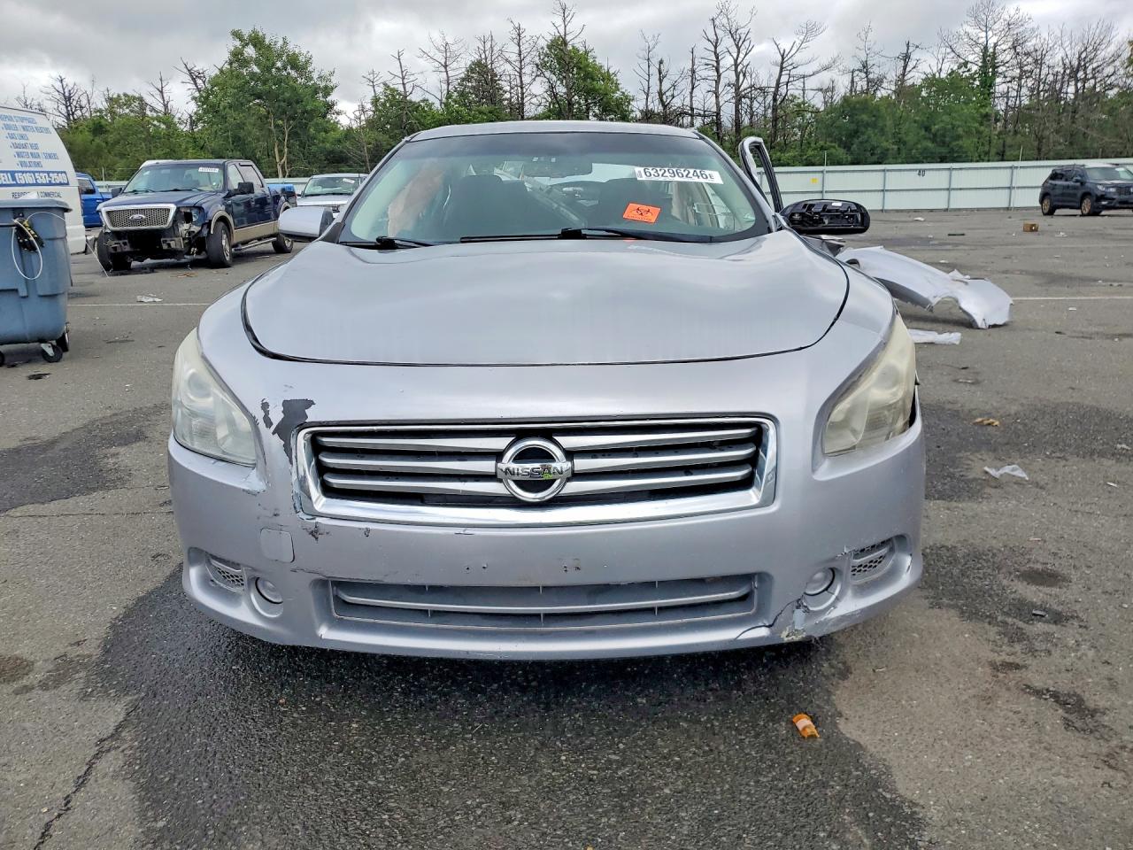 2014 Nissan Maxima 3.5 S Silver vin: 1N4AA5AP9EC478228