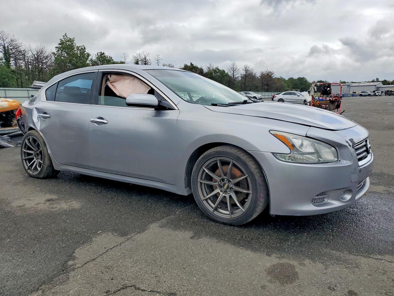 2014 Nissan Maxima 3.5 S Silver vin: 1N4AA5AP9EC478228