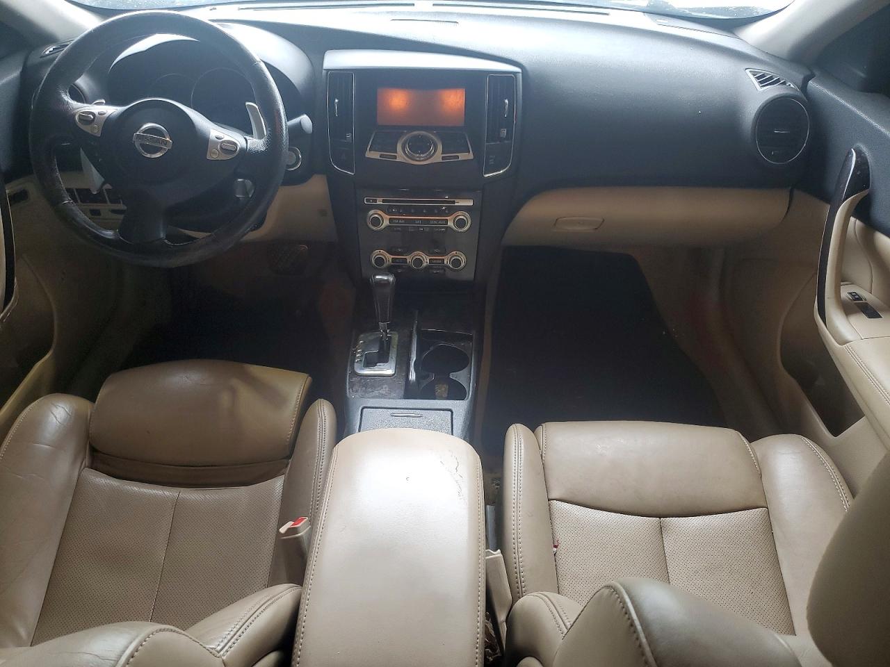 2014 Nissan Maxima 3.5 Sv White vin: 1N4AA5AP9EC493652