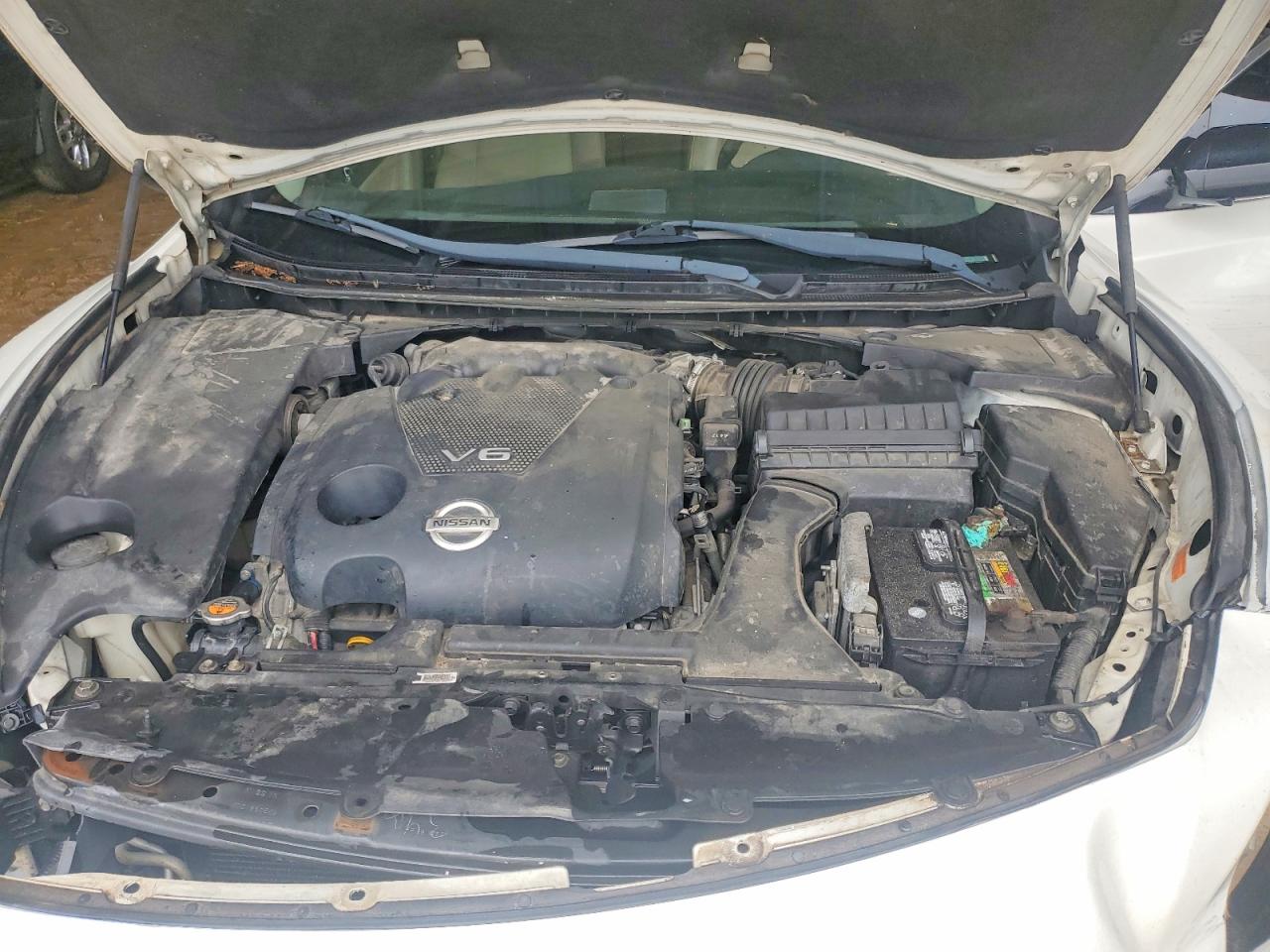 2014 Nissan Maxima 3.5 Sv White vin: 1N4AA5AP9EC493652