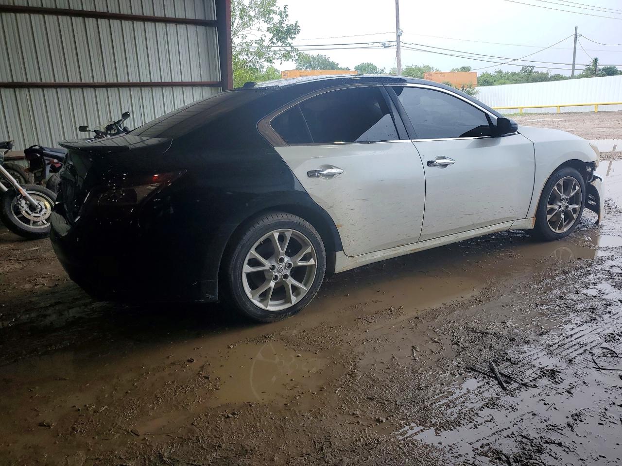 2014 Nissan Maxima 3.5 Sv White vin: 1N4AA5AP9EC493652