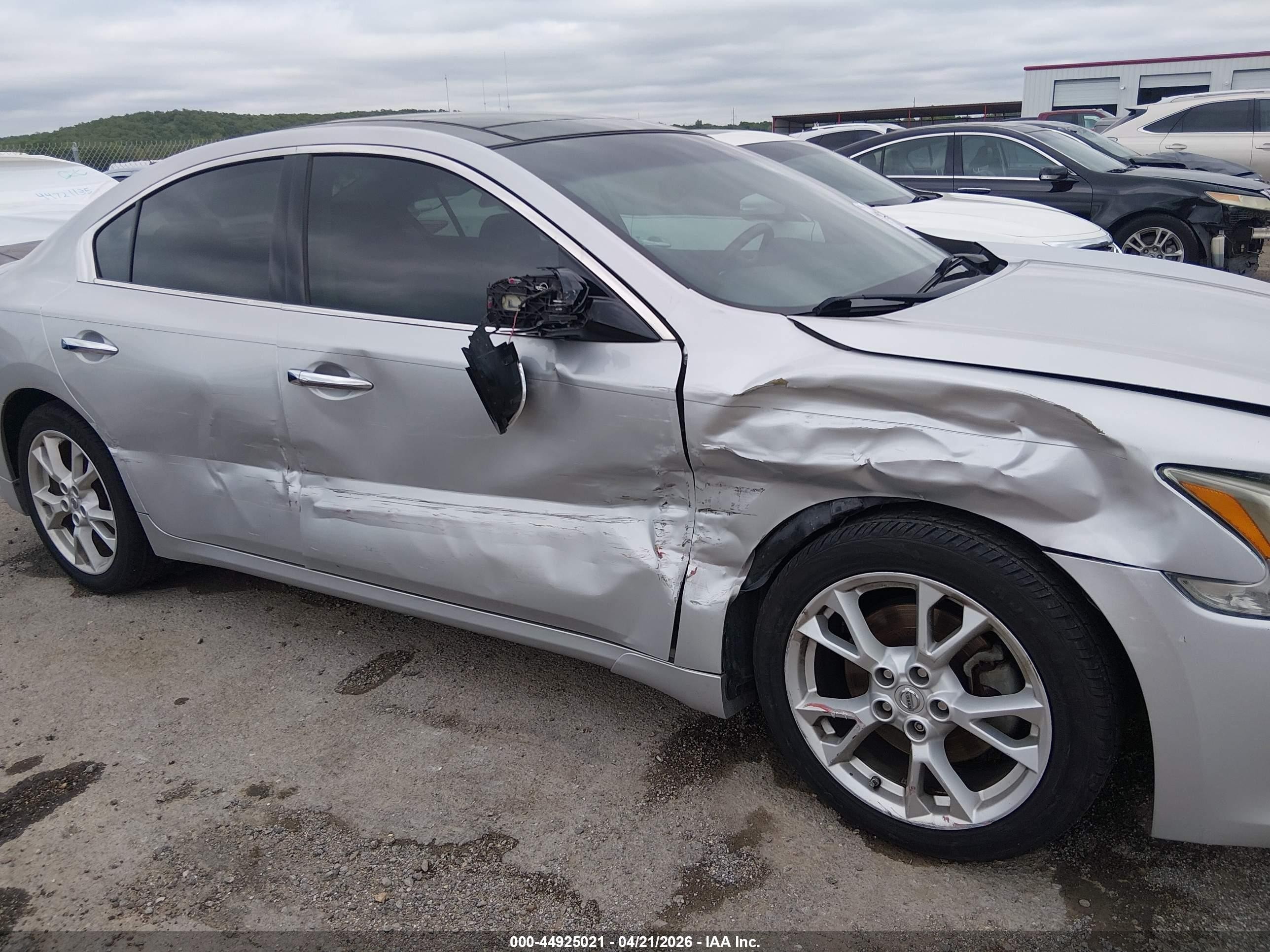2014 Nissan Maxima 3.5 Sv Silver vin: 1N4AA5AP9EC494350