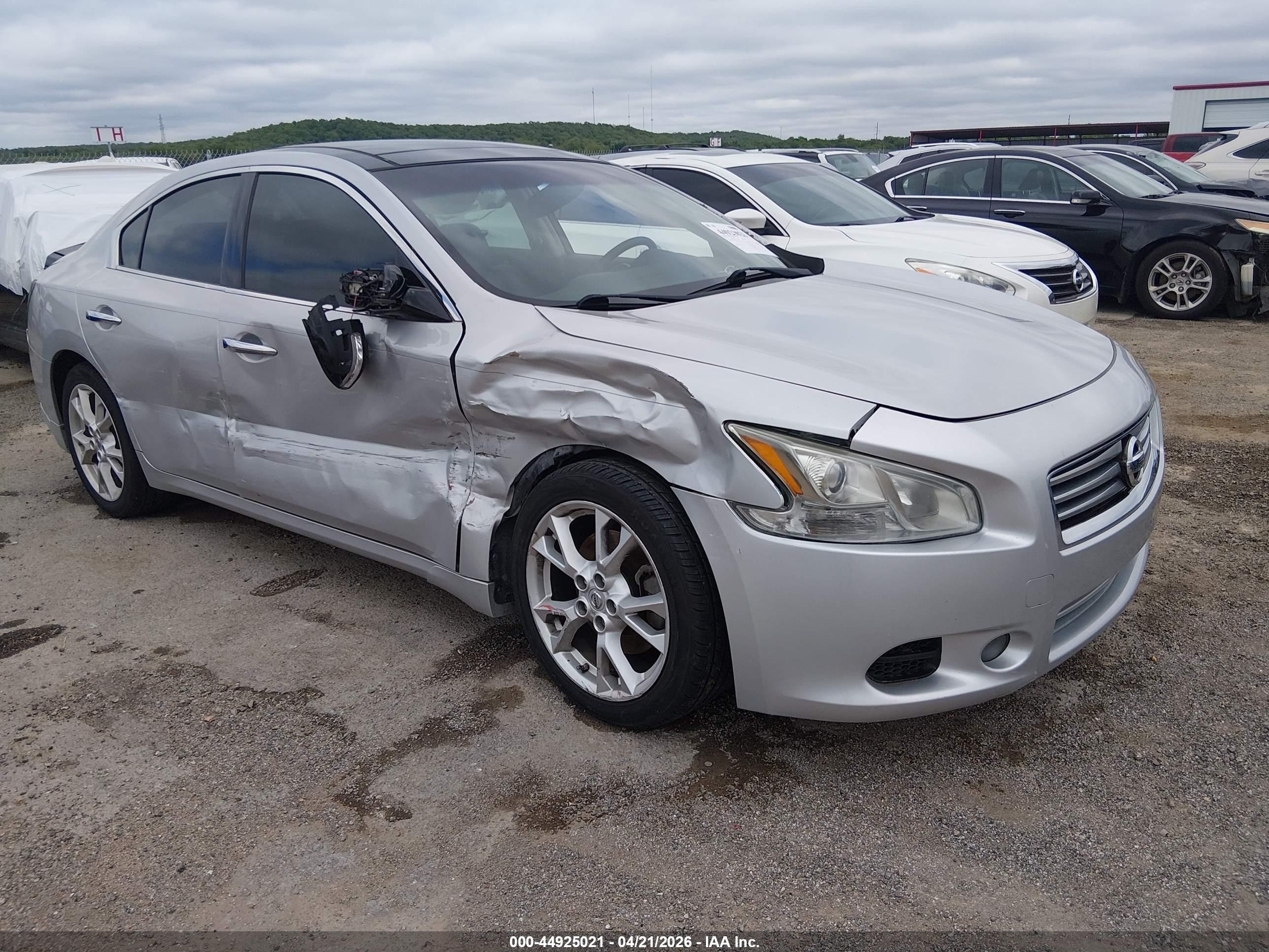 2014 Nissan Maxima 3.5 Sv Silver vin: 1N4AA5AP9EC494350