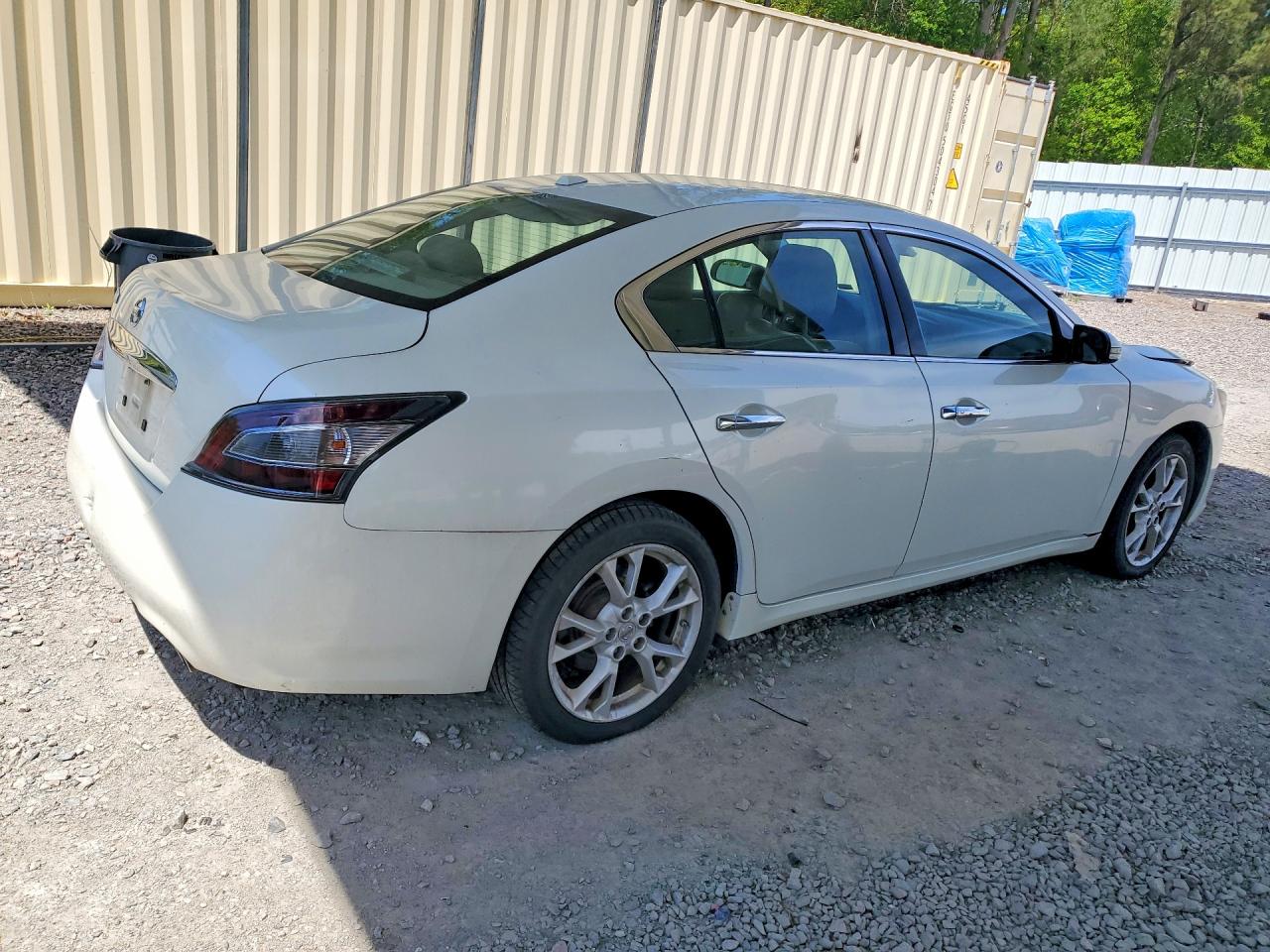 2014 Nissan Maxima 3.5 S White vin: 1N4AA5AP9EC494915