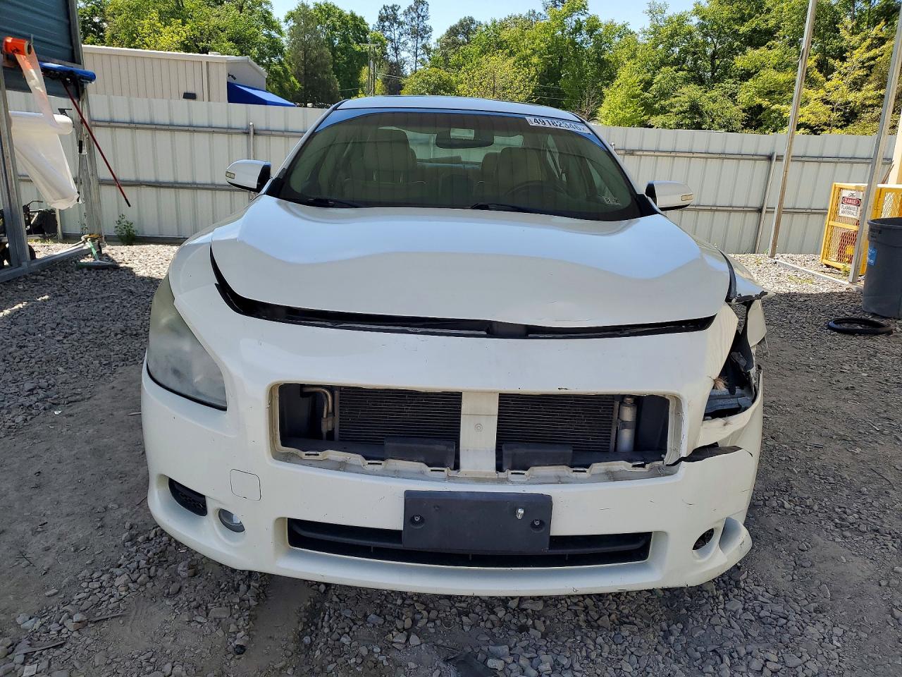 2014 Nissan Maxima 3.5 S White vin: 1N4AA5AP9EC494915