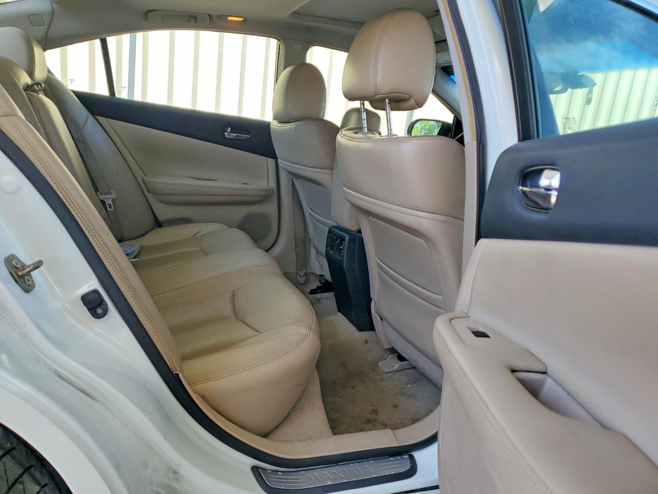 2014 Nissan Maxima 3.5 S White vin: 1N4AA5AP9EC494915