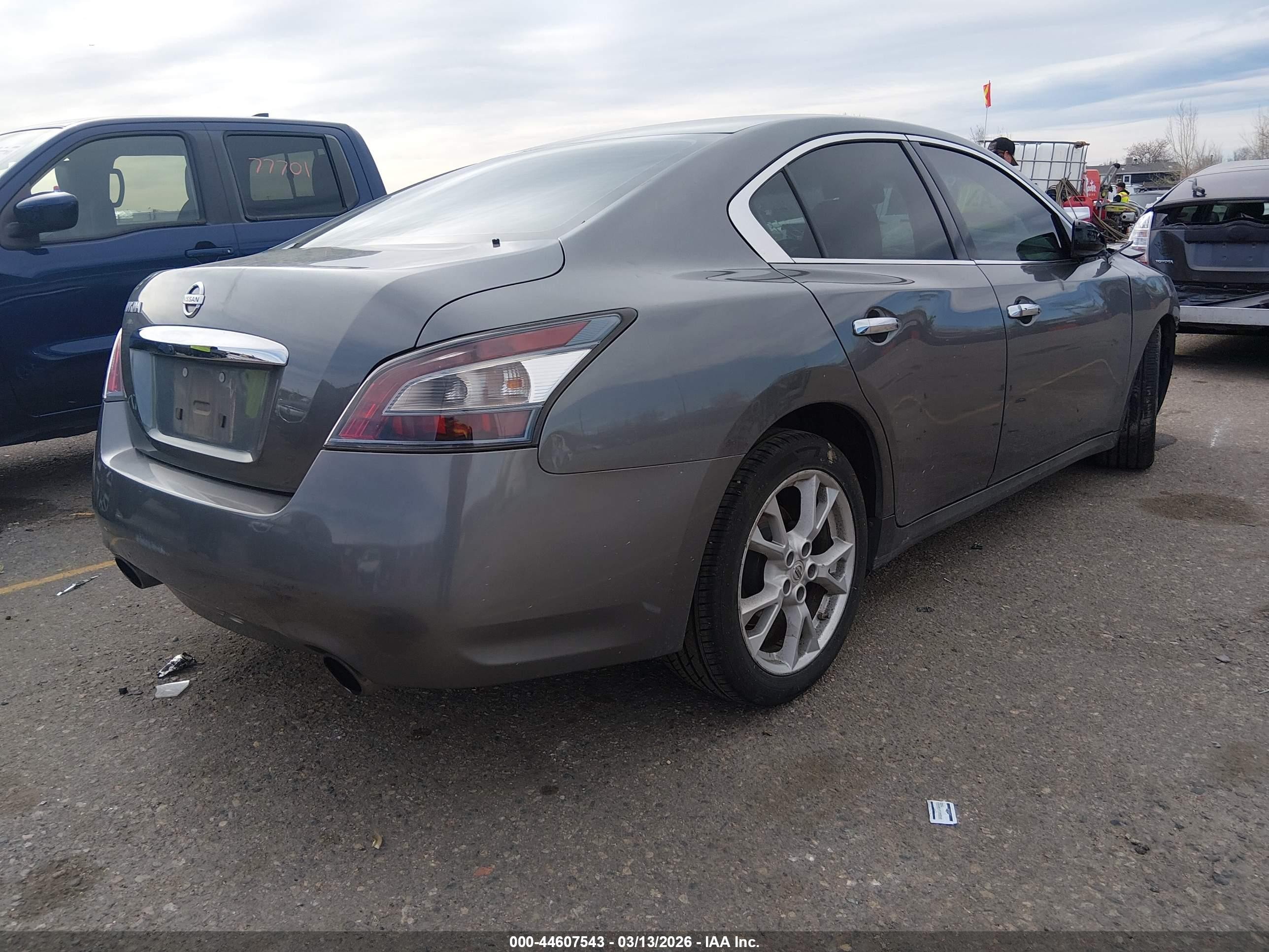 2014 Nissan Maxima 3.5 S Silver vin: 1N4AA5AP9EC905827