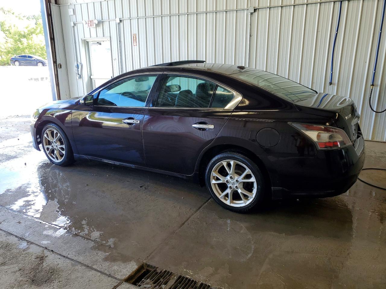 2014 Nissan Maxima 3.5 S Purple vin: 1N4AA5AP9EC907741
