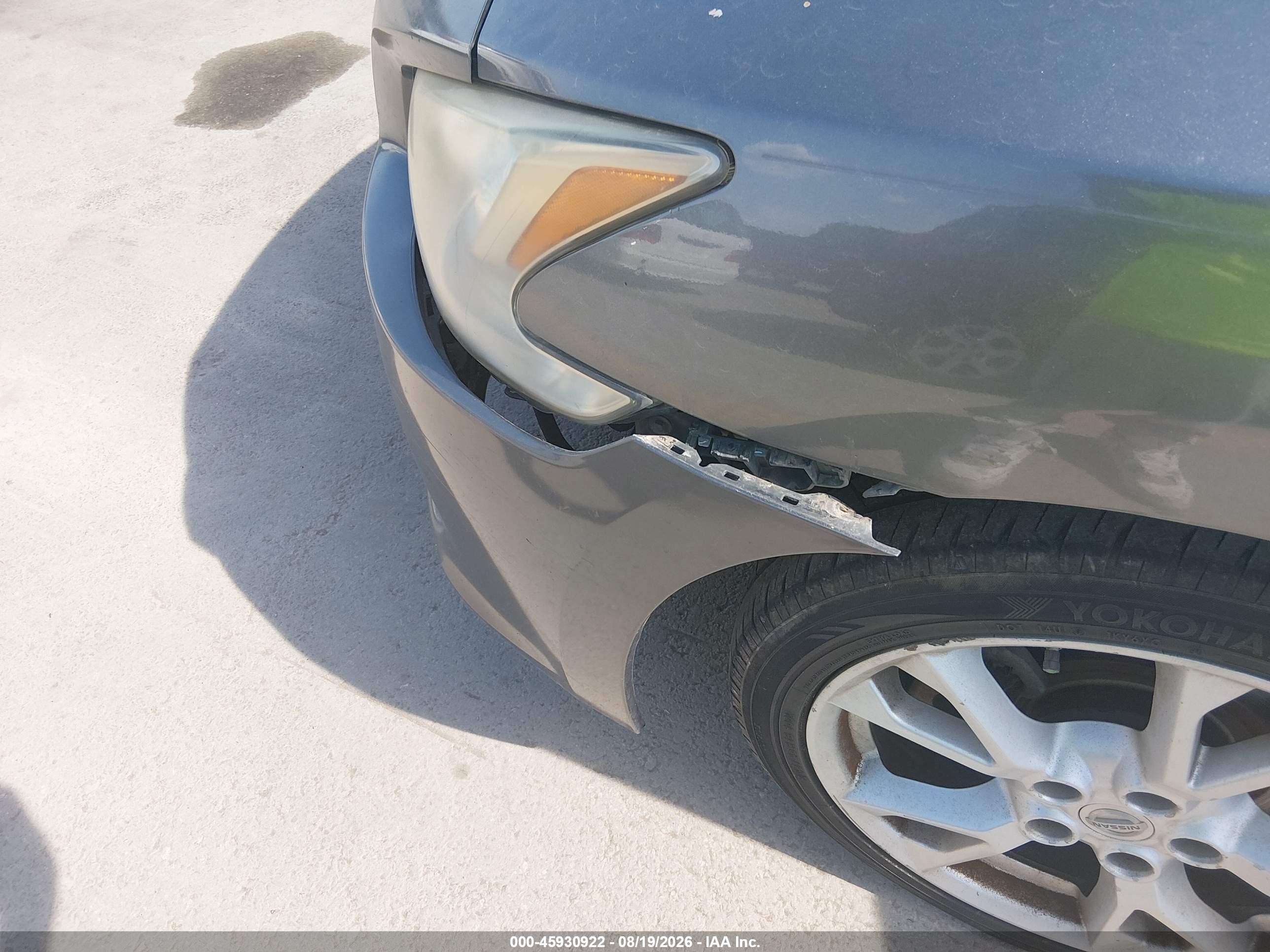 2014 Nissan Maxima 3.5 Sv Gray vin: 1N4AA5AP9EC908095