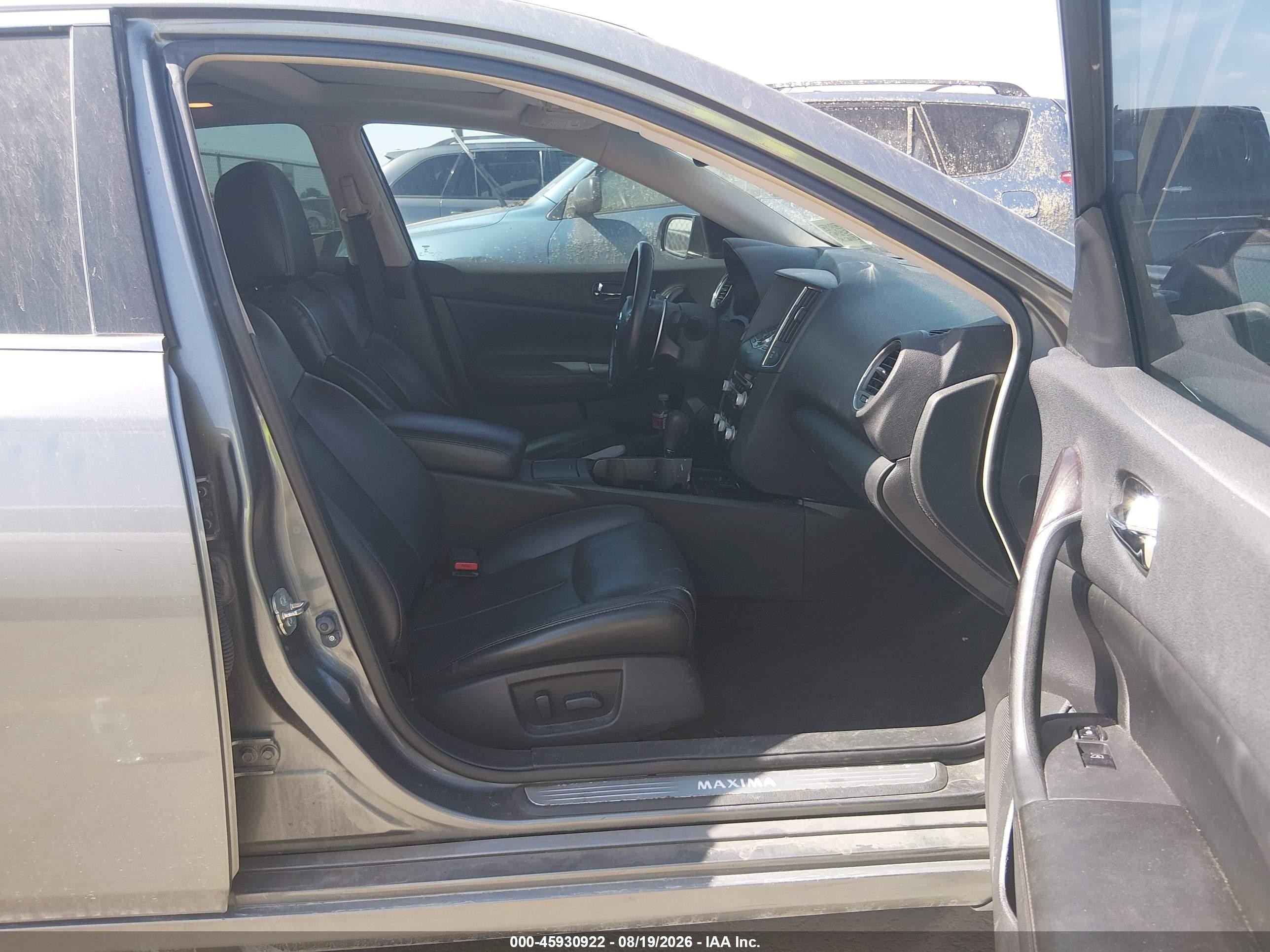 2014 Nissan Maxima 3.5 Sv Gray vin: 1N4AA5AP9EC908095