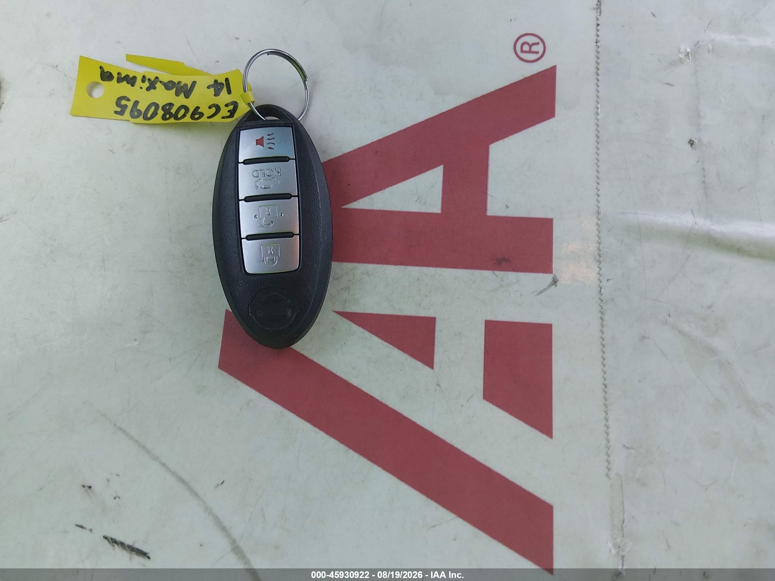 2014 Nissan Maxima 3.5 Sv Gray vin: 1N4AA5AP9EC908095