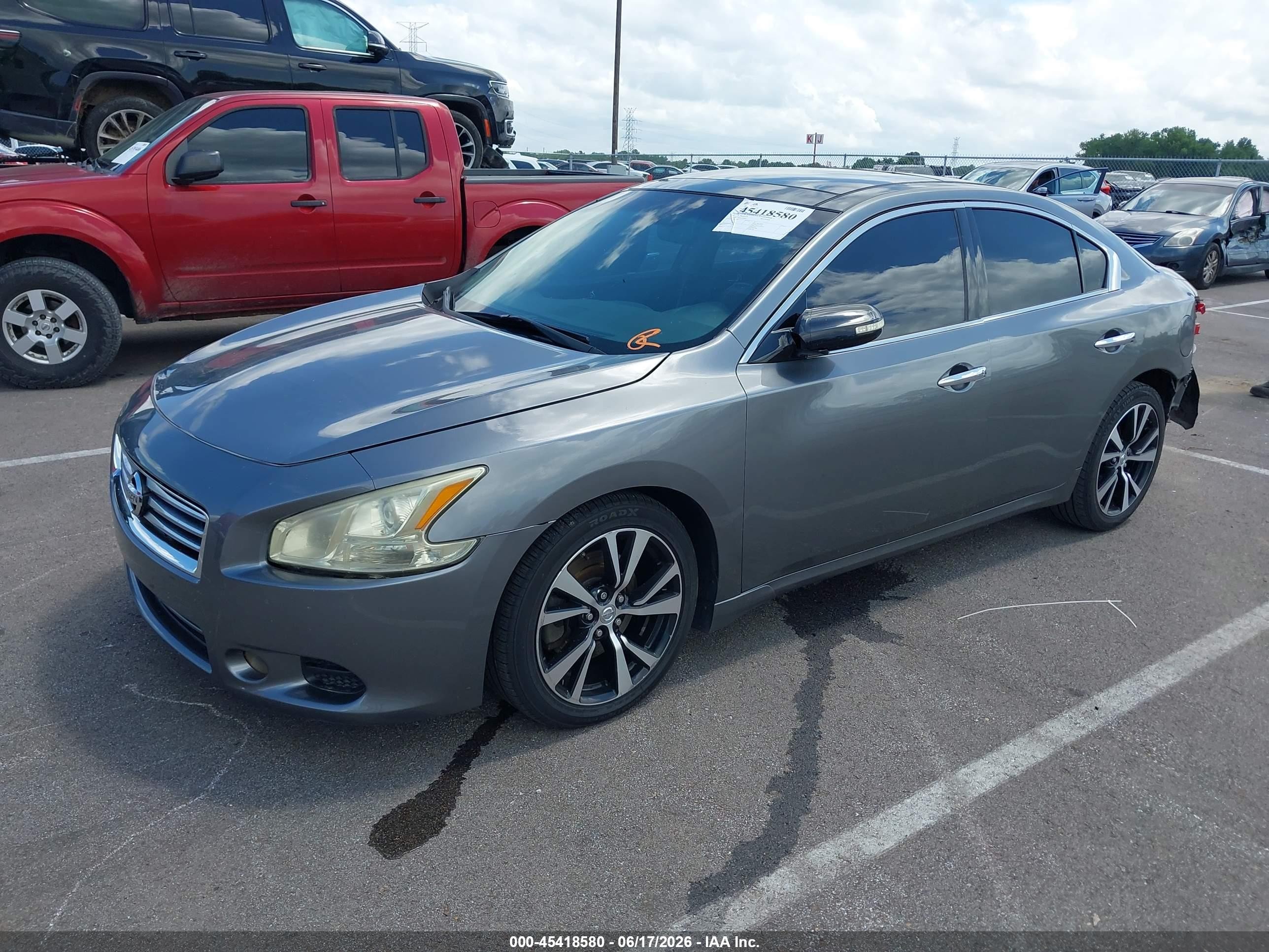 2014 Nissan Maxima 3.5 Sv Black vin: 1N4AA5AP9EC908422