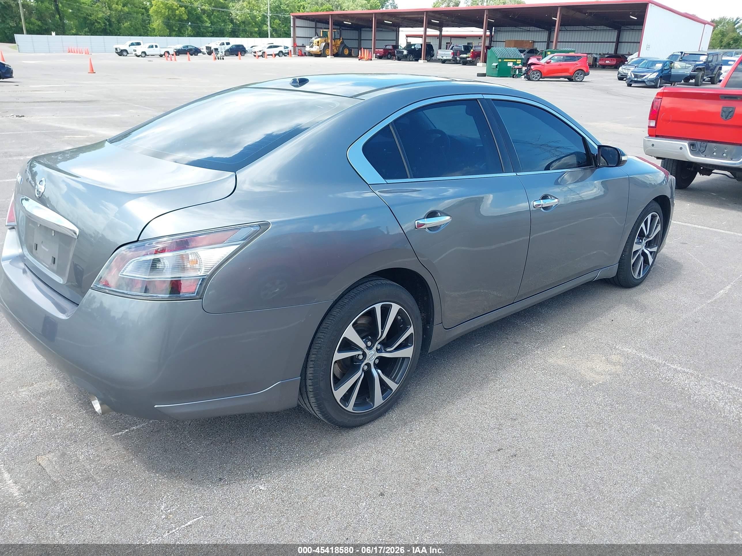 2014 Nissan Maxima 3.5 Sv Black vin: 1N4AA5AP9EC908422