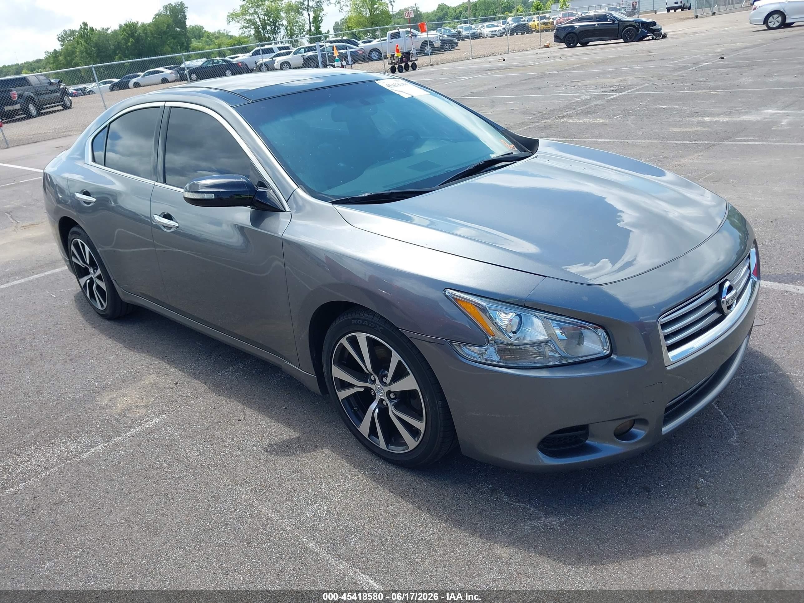 2014 Nissan Maxima 3.5 Sv Черный vin: 1N4AA5AP9EC908422