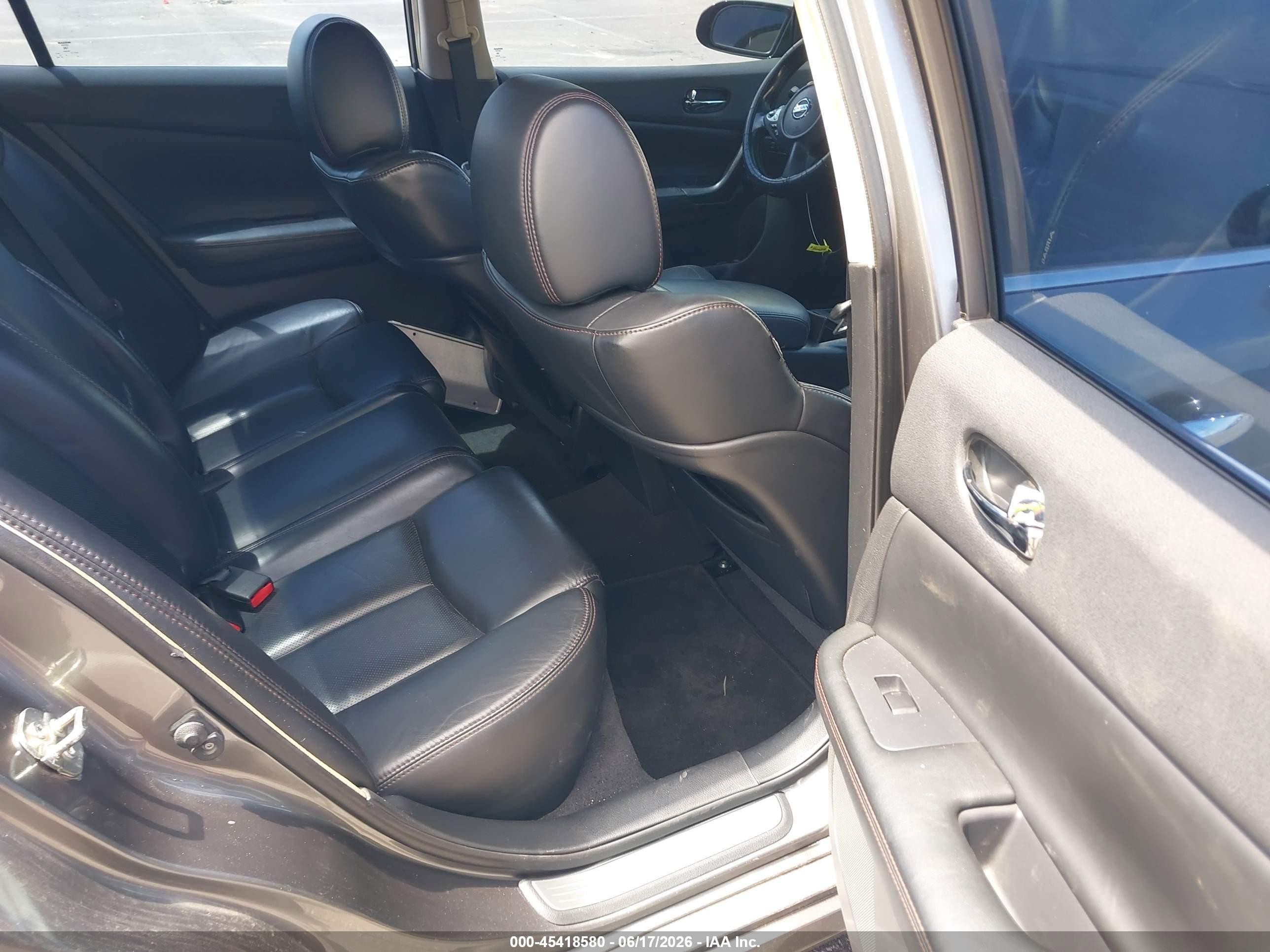 2014 Nissan Maxima 3.5 Sv Black vin: 1N4AA5AP9EC908422