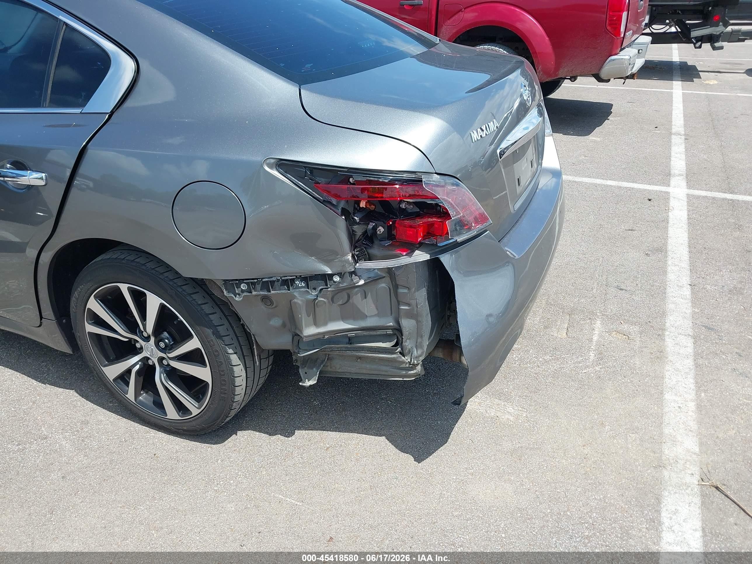 2014 Nissan Maxima 3.5 Sv Black vin: 1N4AA5AP9EC908422