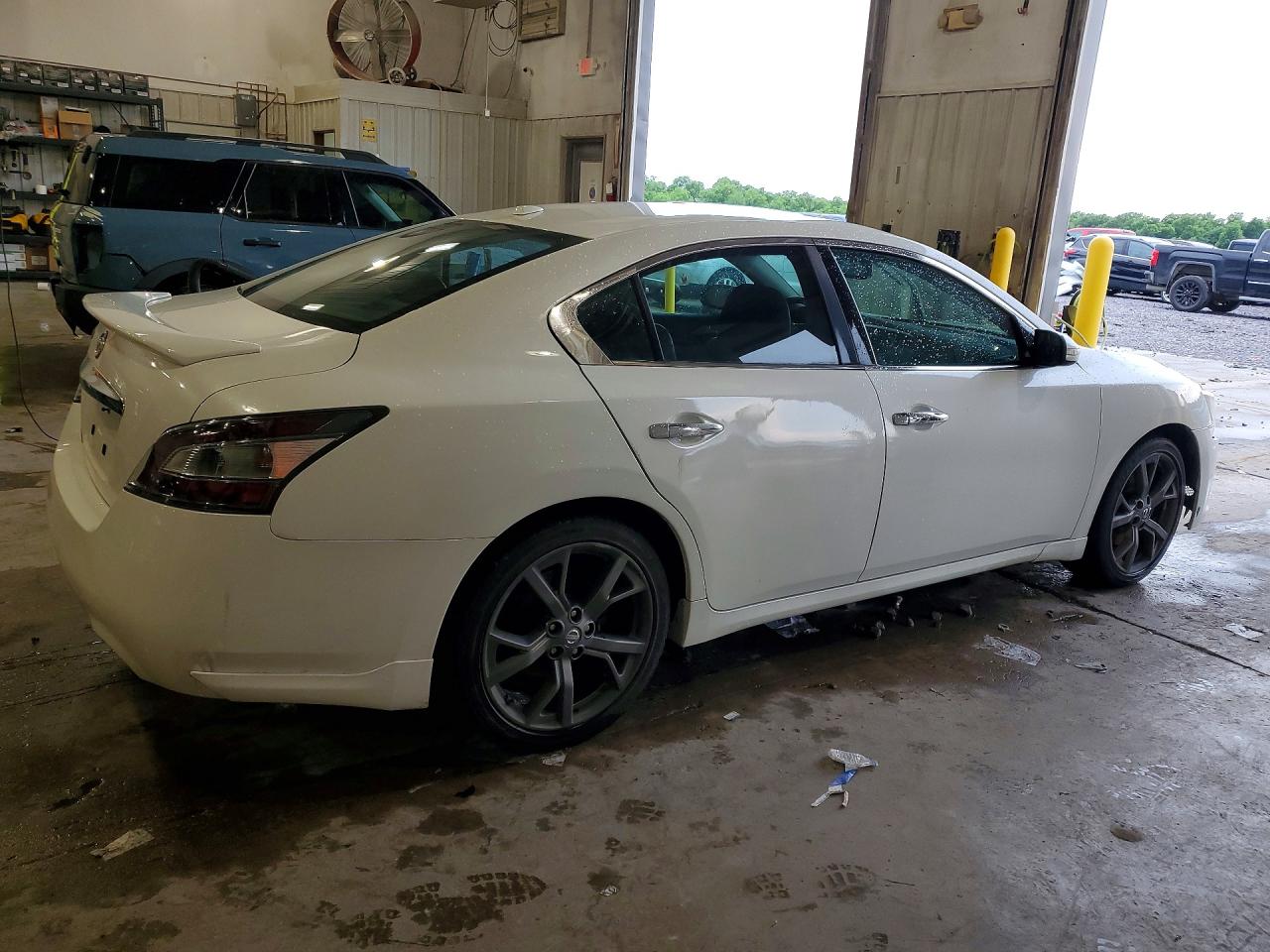 2014 Nissan Maxima 3.5 Sv Белый vin: 1N4AA5AP9EC910283