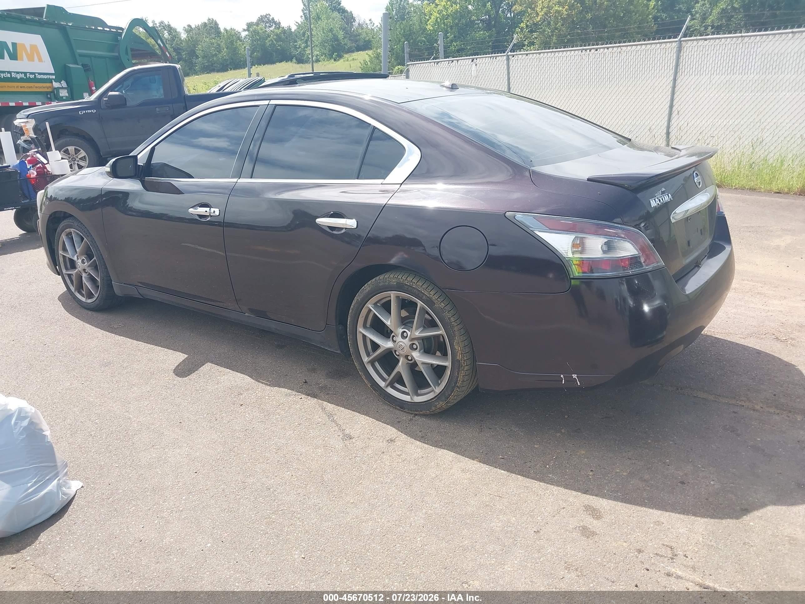 2014 Nissan Maxima 3.5 Sv Burgundy vin: 1N4AA5AP9EC911630