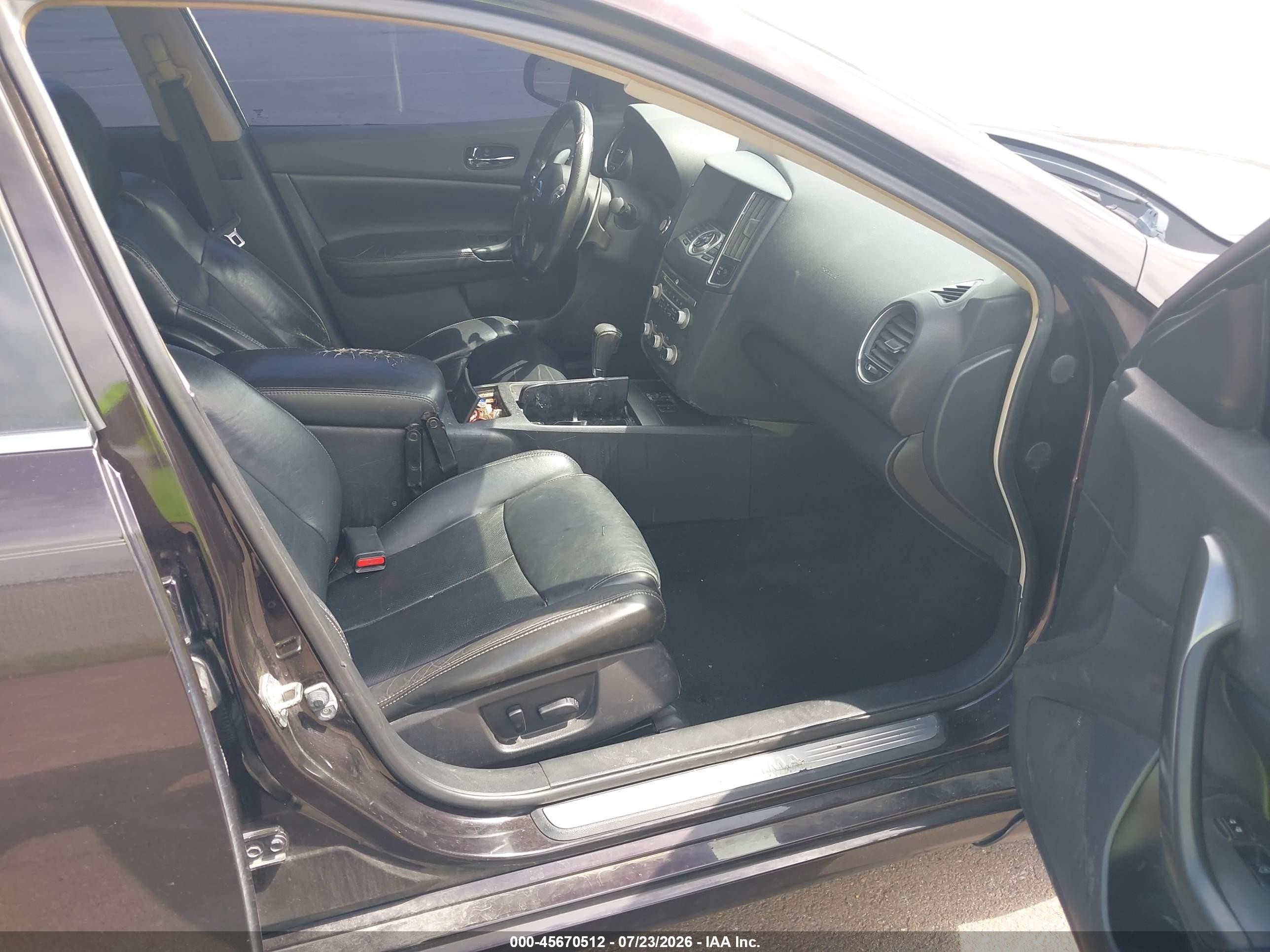 2014 Nissan Maxima 3.5 Sv Burgundy vin: 1N4AA5AP9EC911630