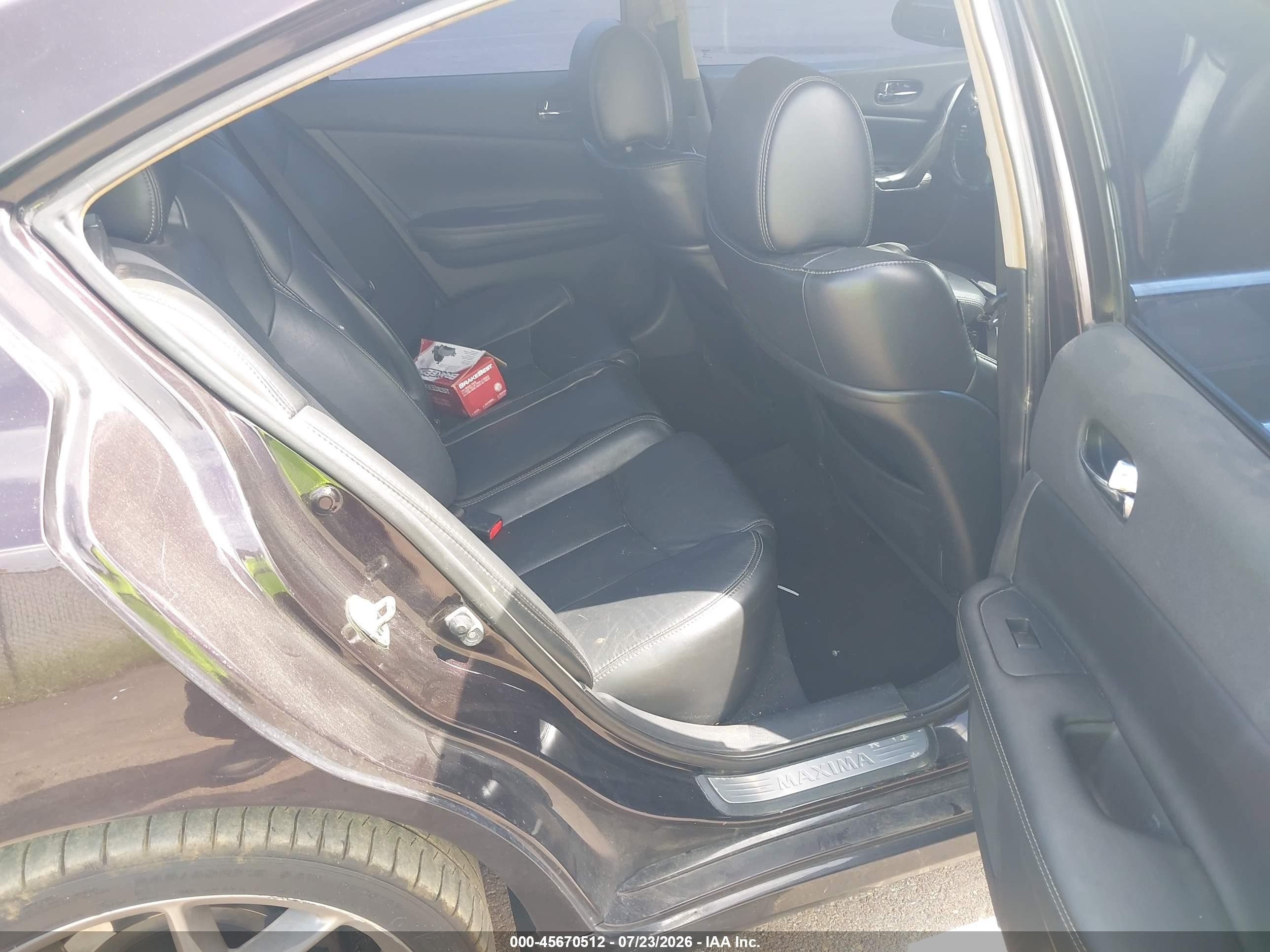 2014 Nissan Maxima 3.5 Sv Burgundy vin: 1N4AA5AP9EC911630