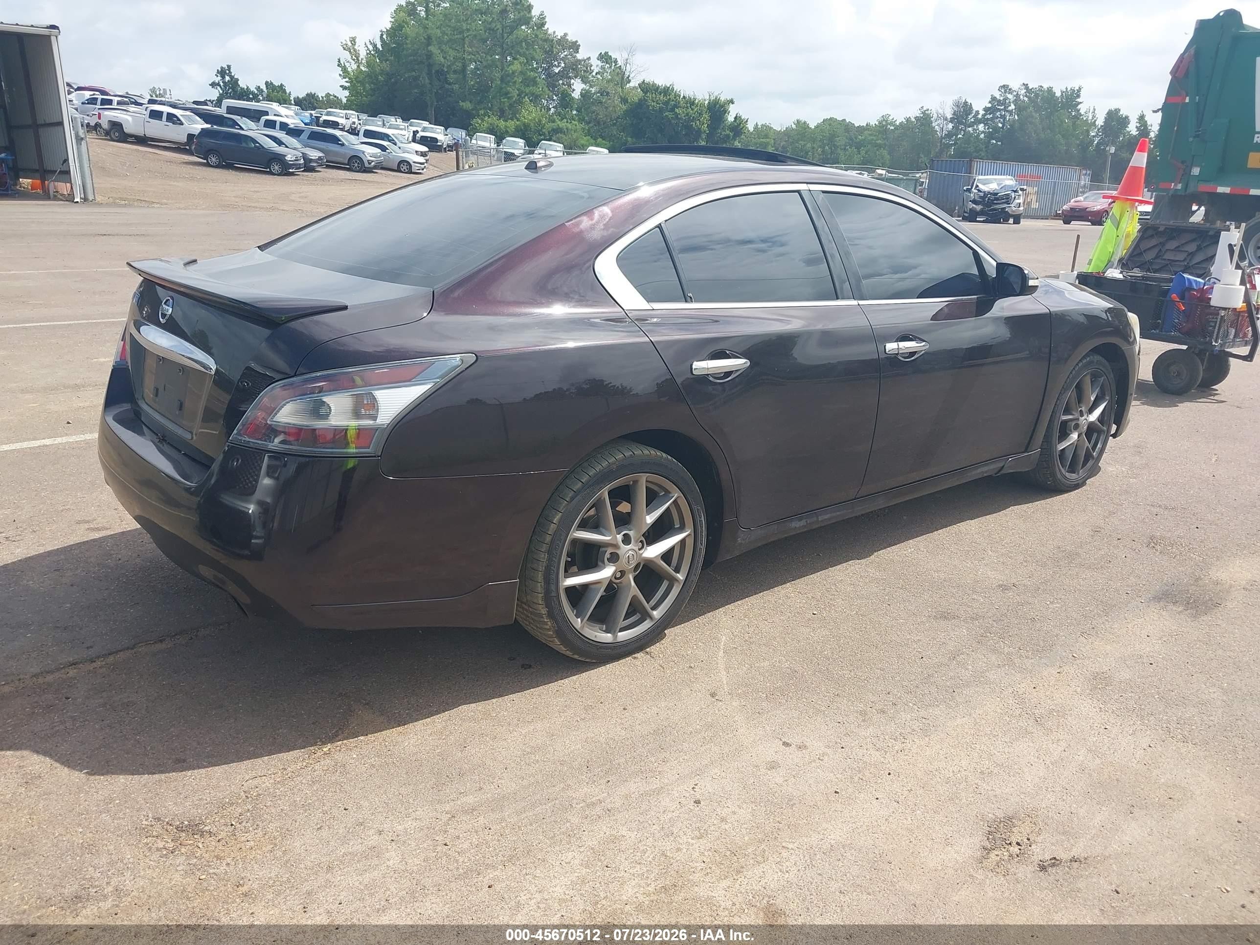 2014 Nissan Maxima 3.5 Sv Burgundy vin: 1N4AA5AP9EC911630