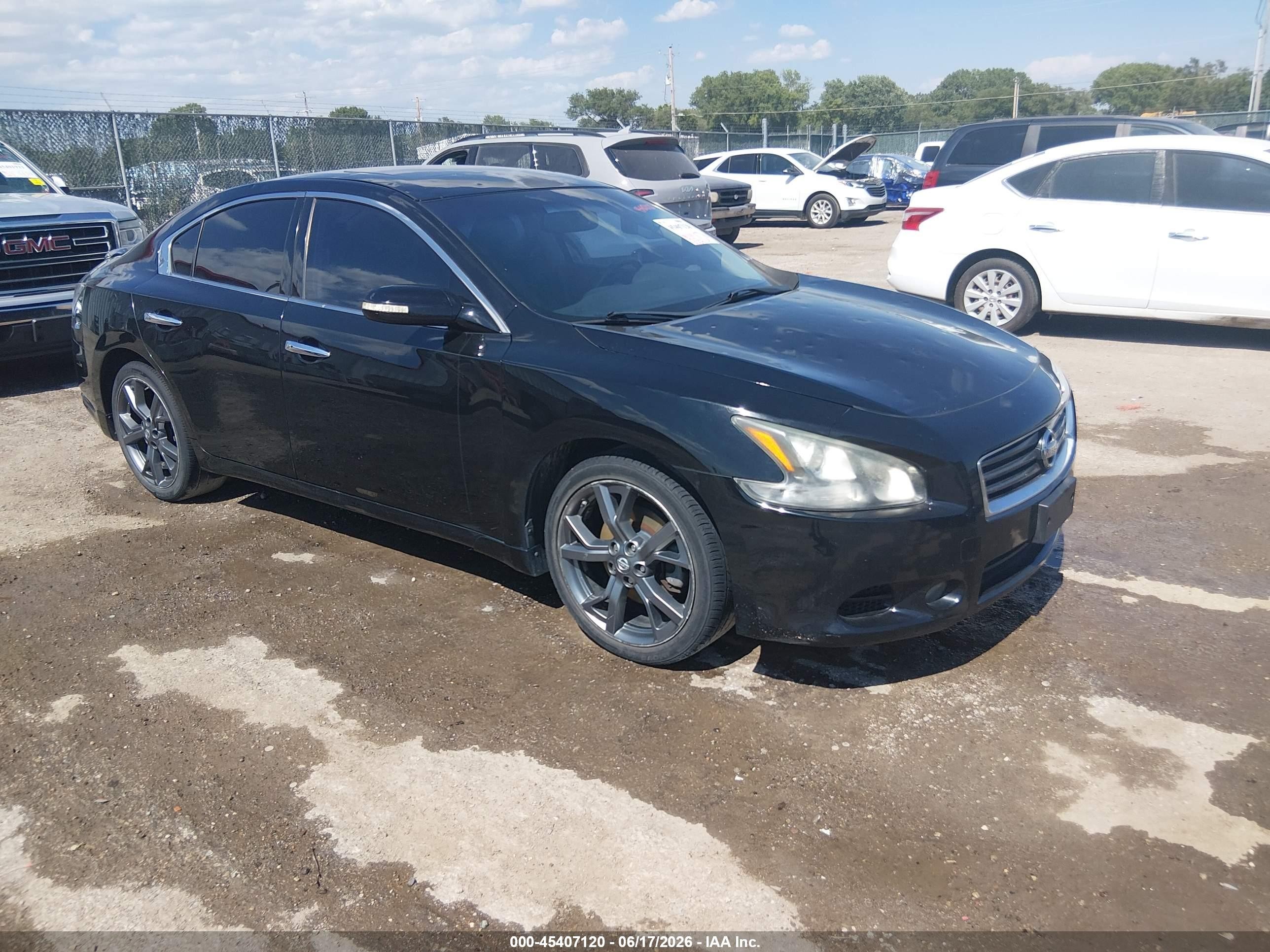 2014 Nissan Maxima 3.5 S/3.5 Sv Black vin: 1N4AA5AP9EC913135