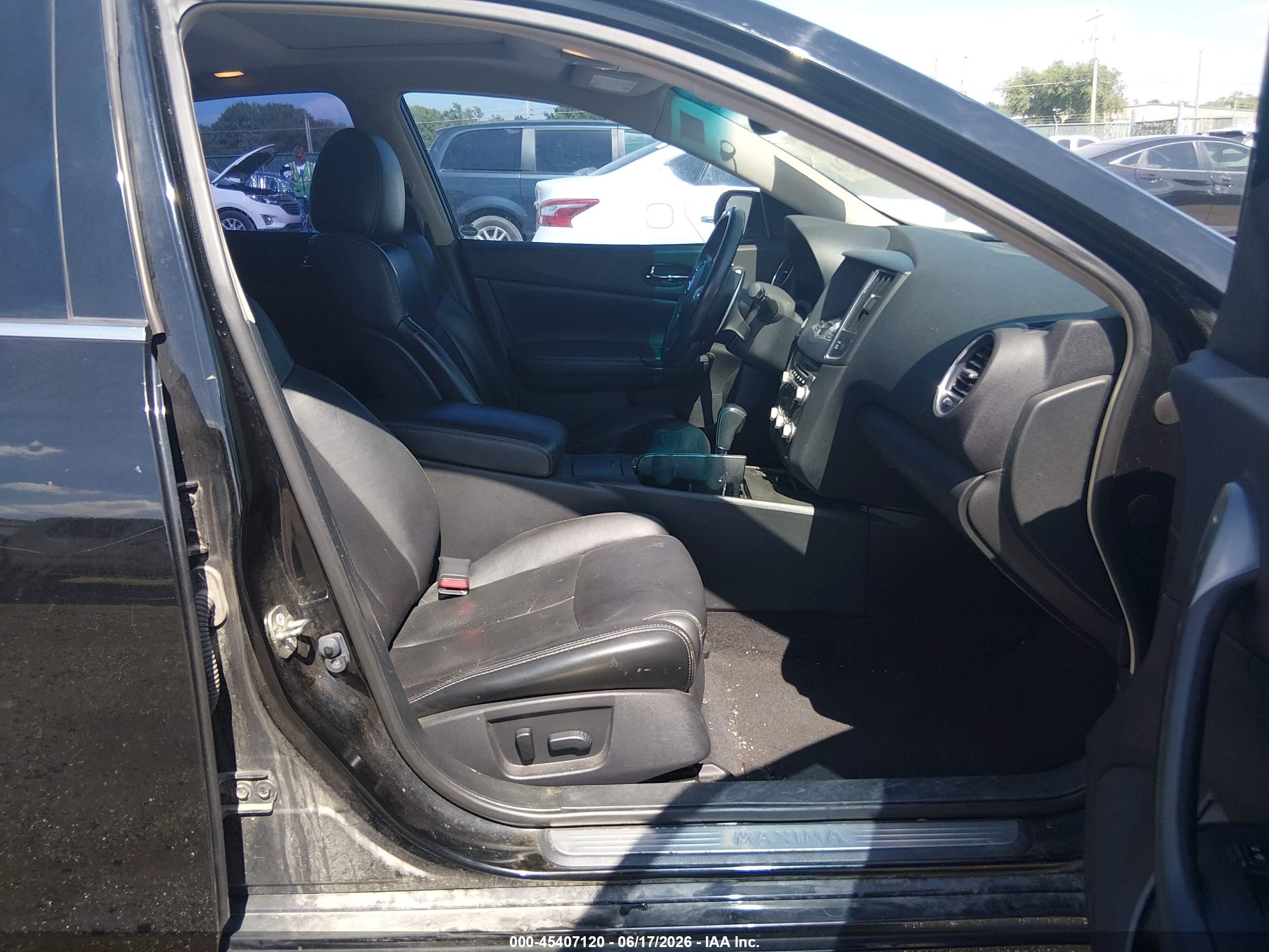 2014 Nissan Maxima 3.5 S/3.5 Sv Black vin: 1N4AA5AP9EC913135