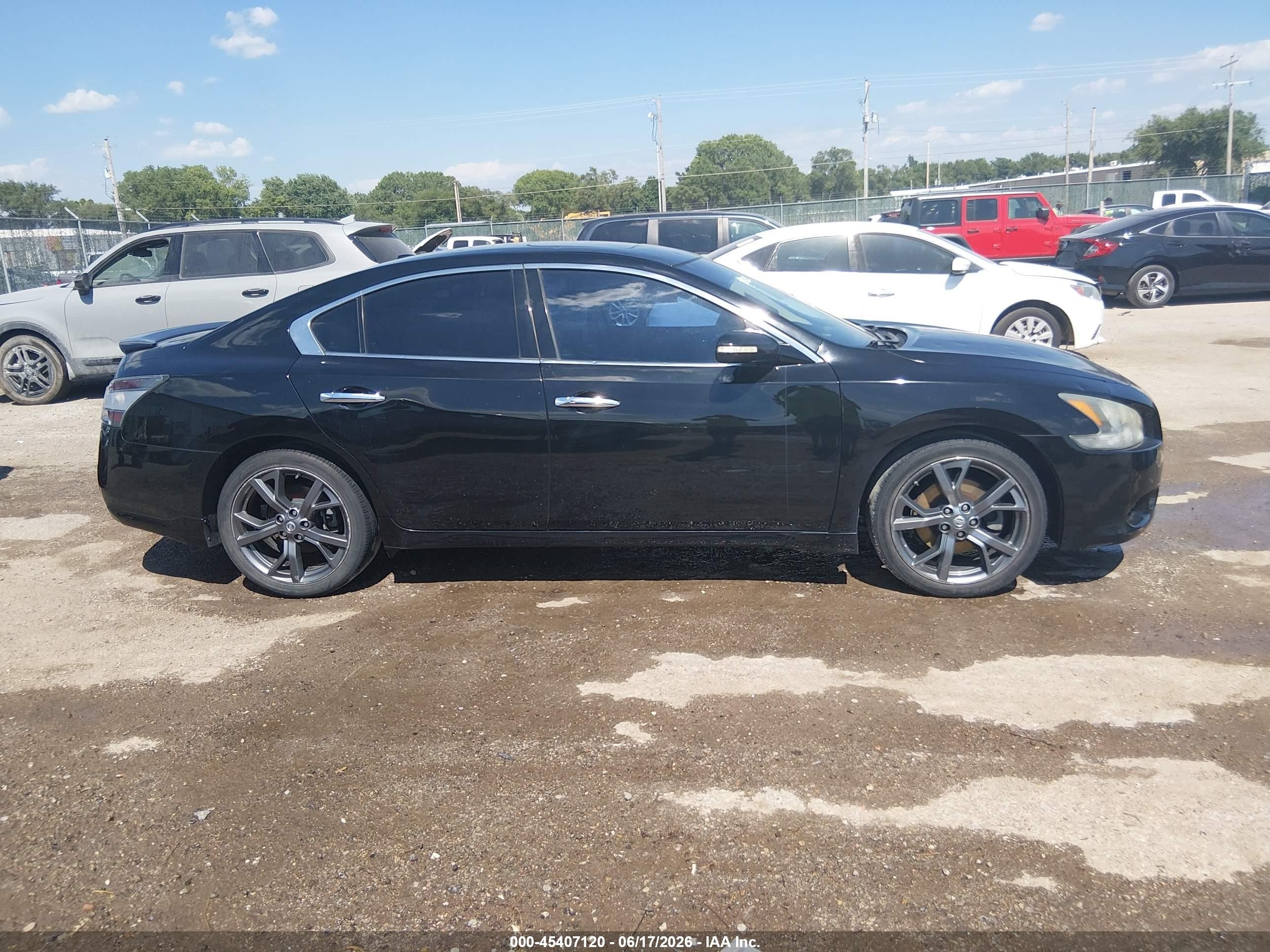 2014 Nissan Maxima 3.5 S/3.5 Sv Black vin: 1N4AA5AP9EC913135