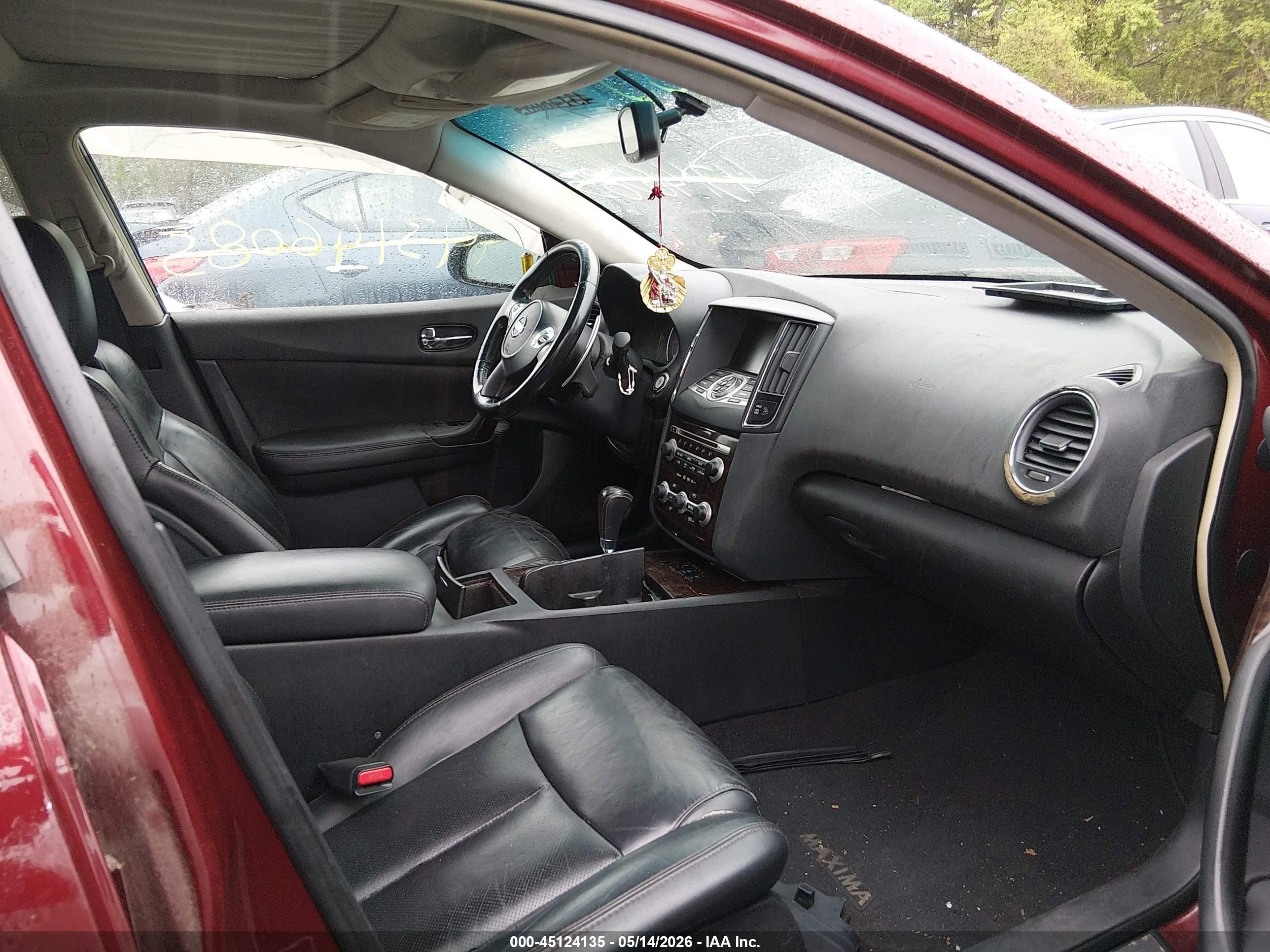 2010 Nissan Maxima 3.5 Sv Red vin: 1N4AA5APXAC803947