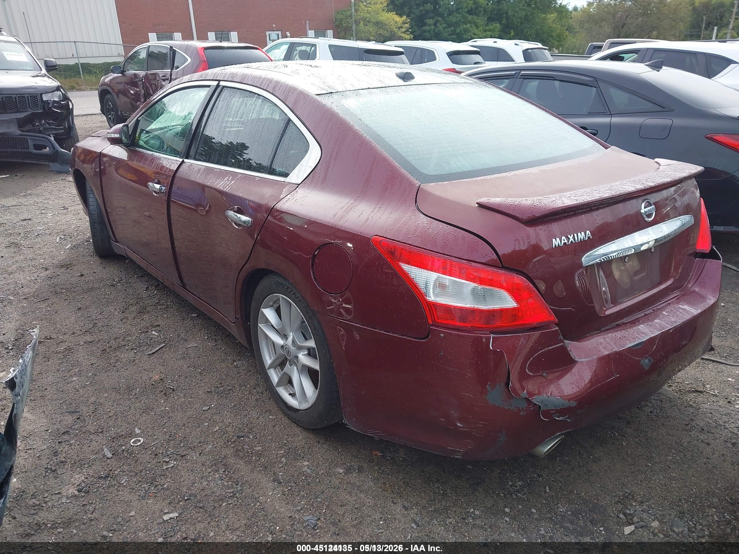2010 Nissan Maxima 3.5 Sv Red vin: 1N4AA5APXAC803947