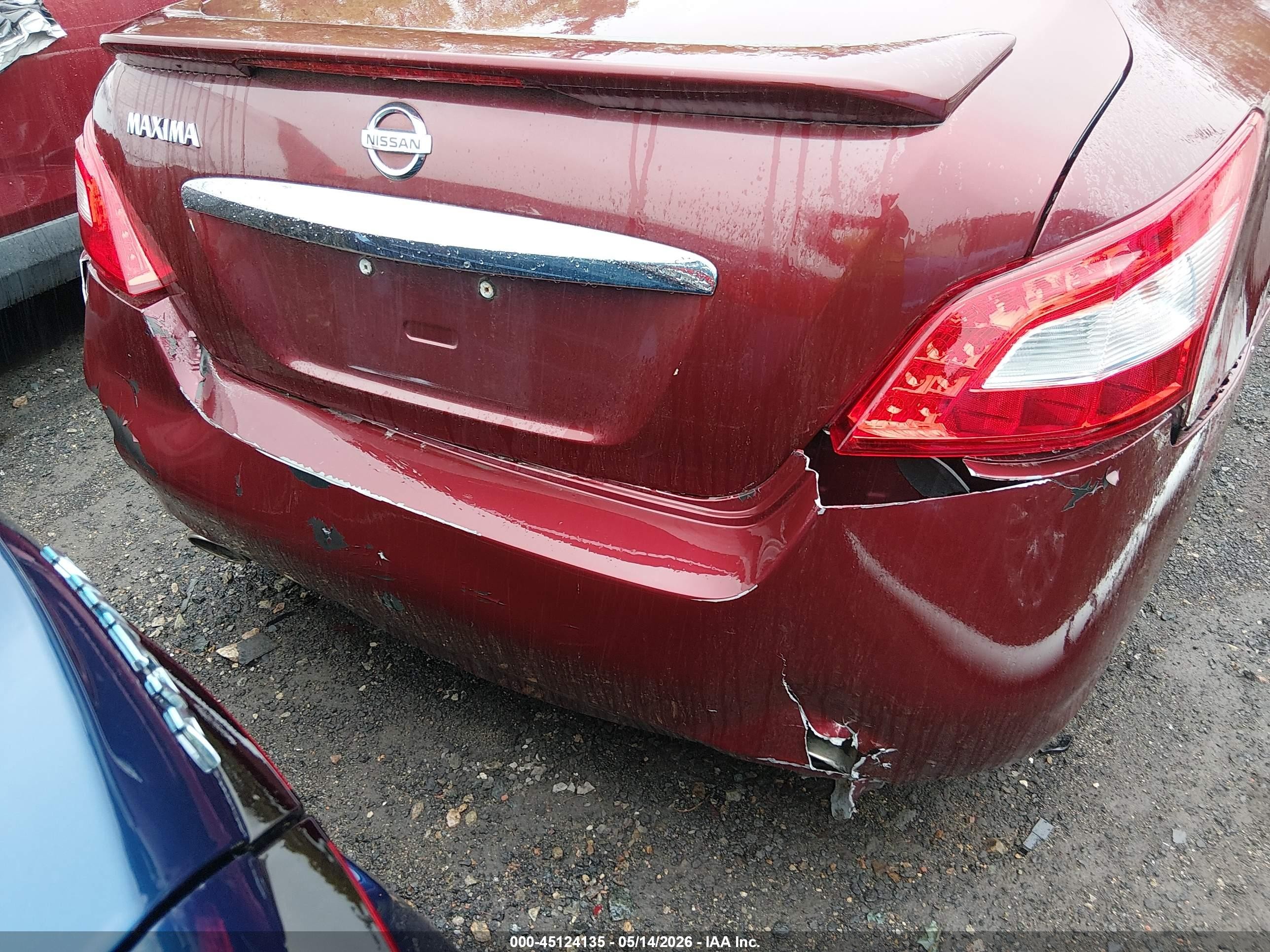 2010 Nissan Maxima 3.5 Sv Red vin: 1N4AA5APXAC803947