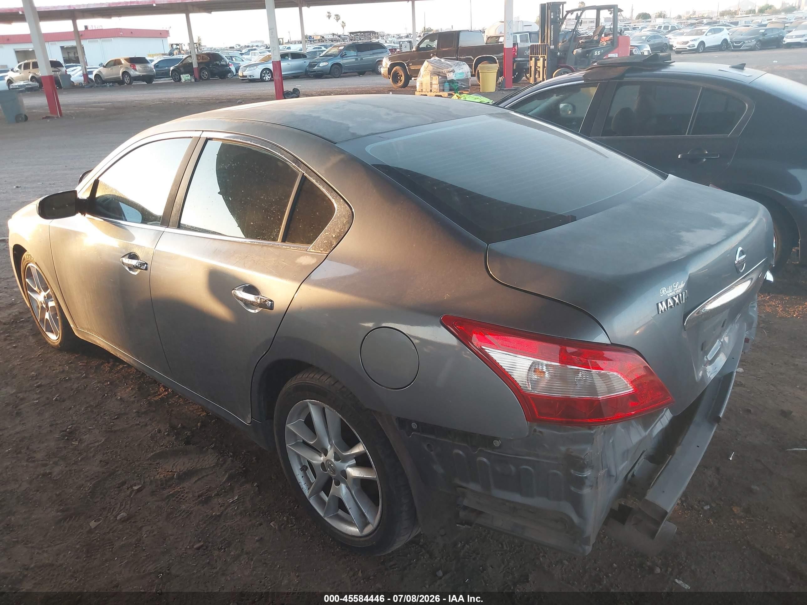 2010 Nissan Maxima 3.5 S Light Blue vin: 1N4AA5APXAC817637
