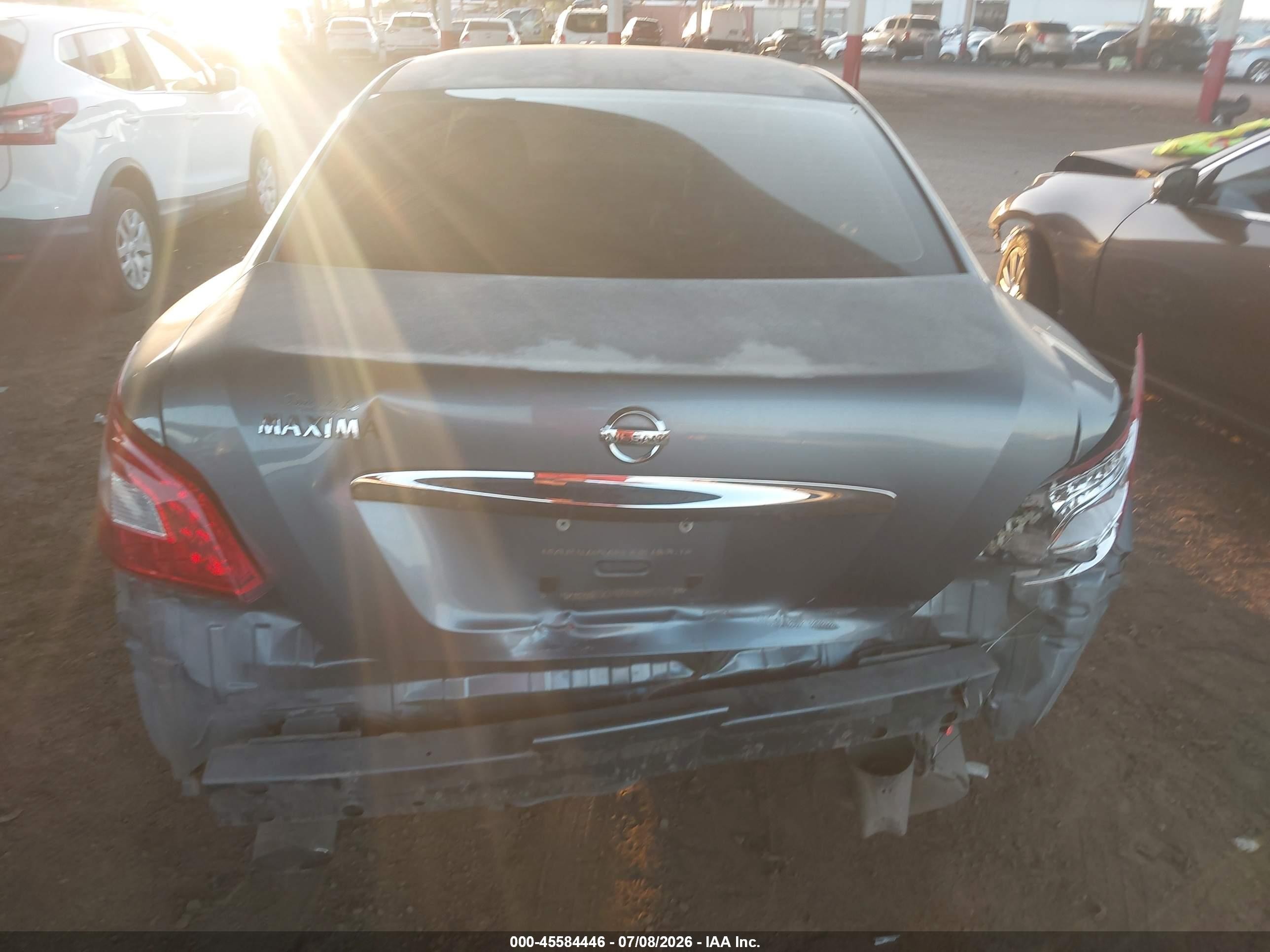 2010 Nissan Maxima 3.5 S Light Blue vin: 1N4AA5APXAC817637