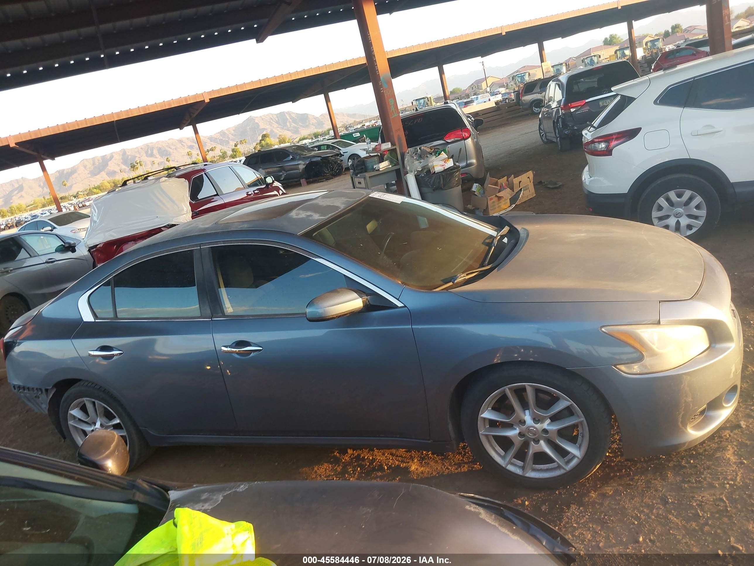 2010 Nissan Maxima 3.5 S Light Blue vin: 1N4AA5APXAC817637
