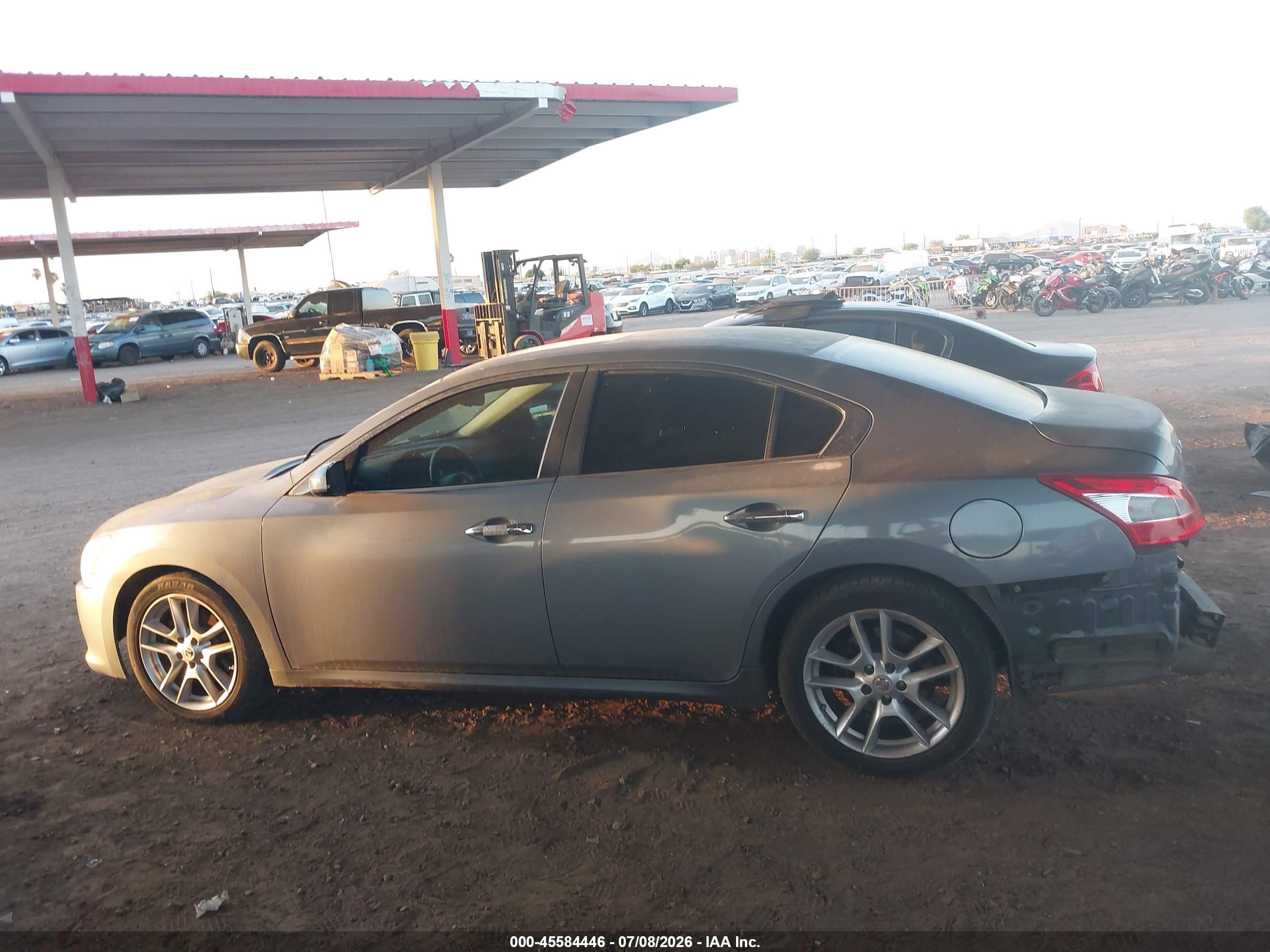 2010 Nissan Maxima 3.5 S Light Blue vin: 1N4AA5APXAC817637